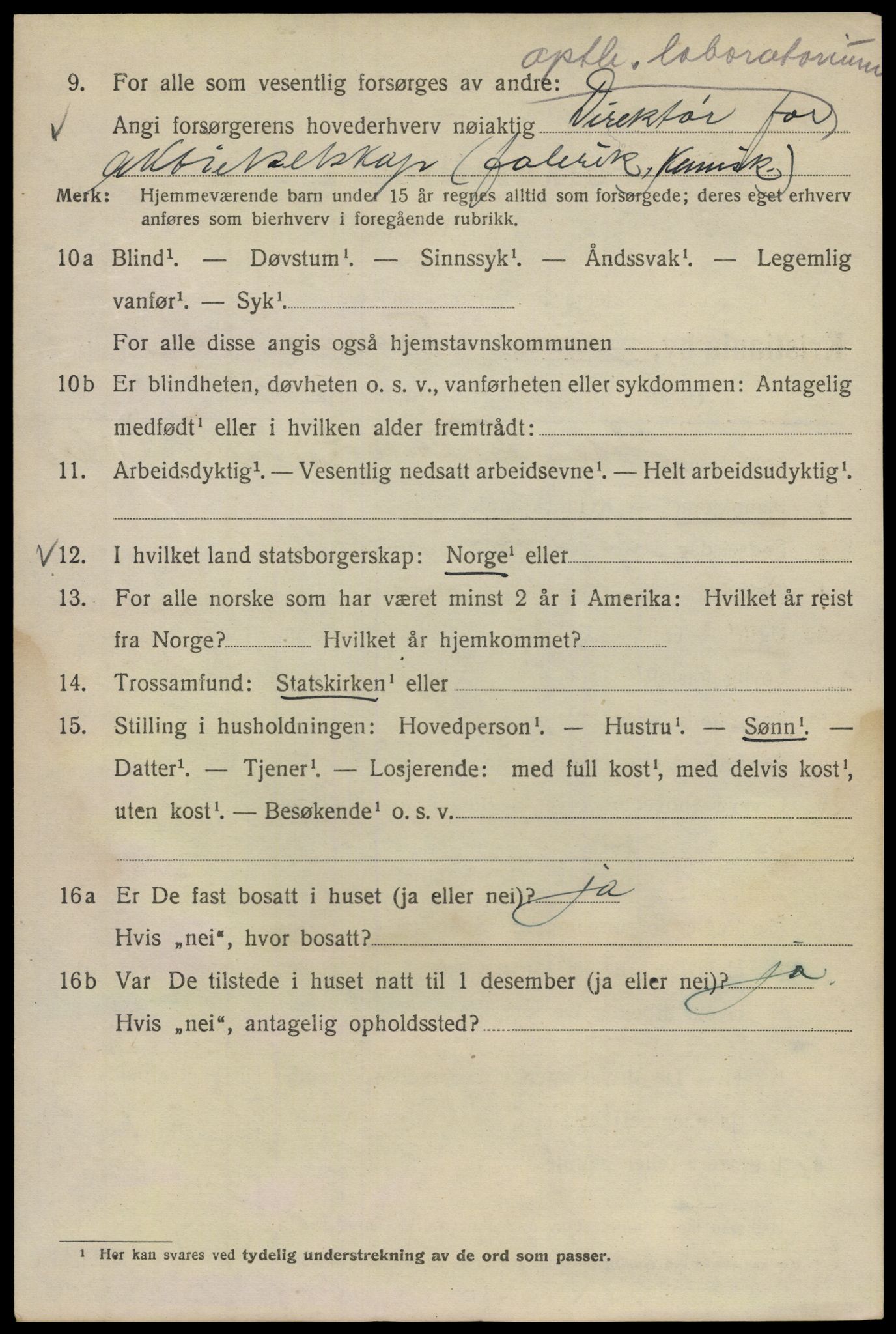 SAO, Folketelling 1920 for 0301 Kristiania kjøpstad, 1920, s. 247374