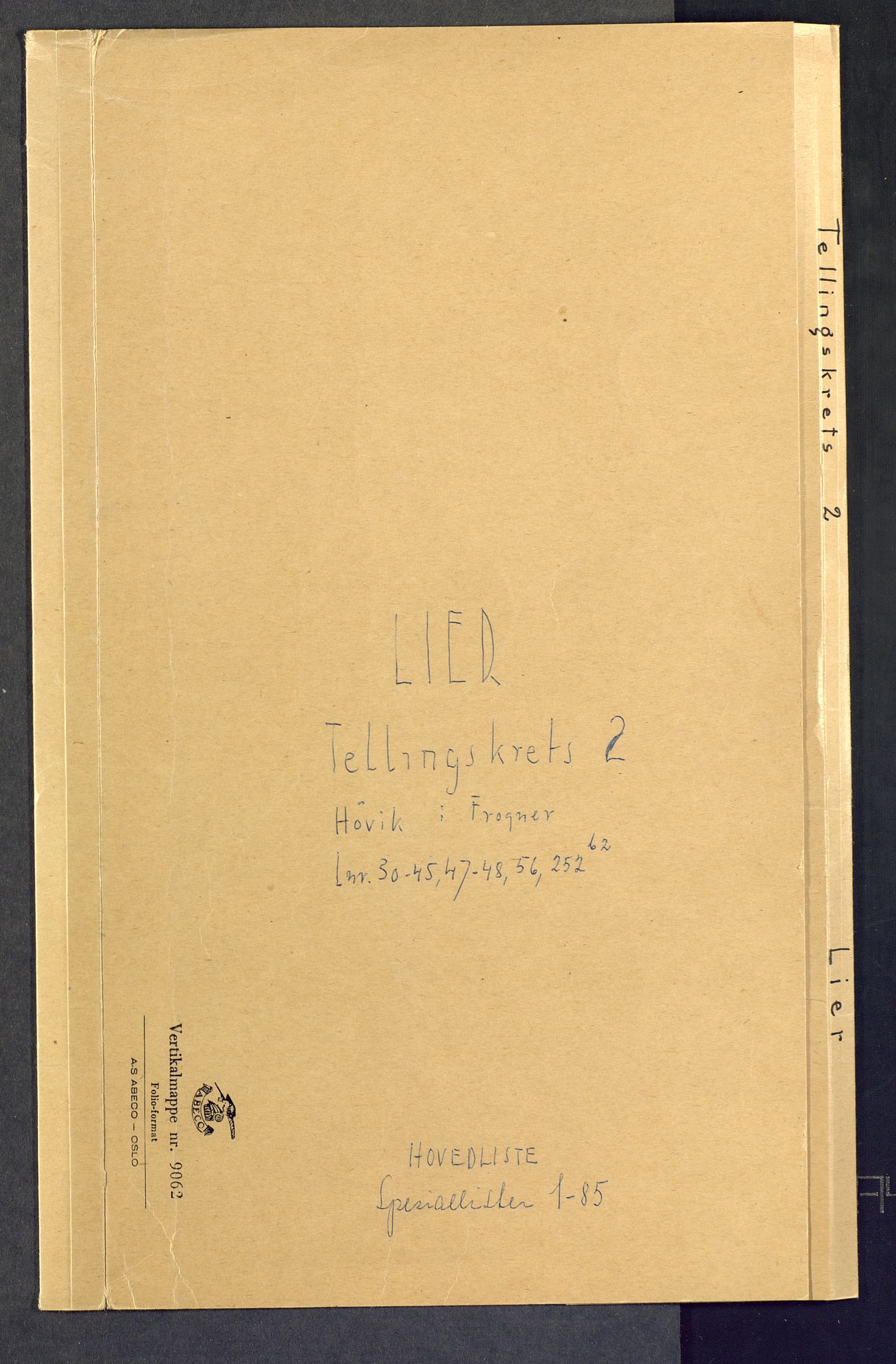 SAKO, Folketelling 1875 for 0626P Lier prestegjeld, 1875, s. 5