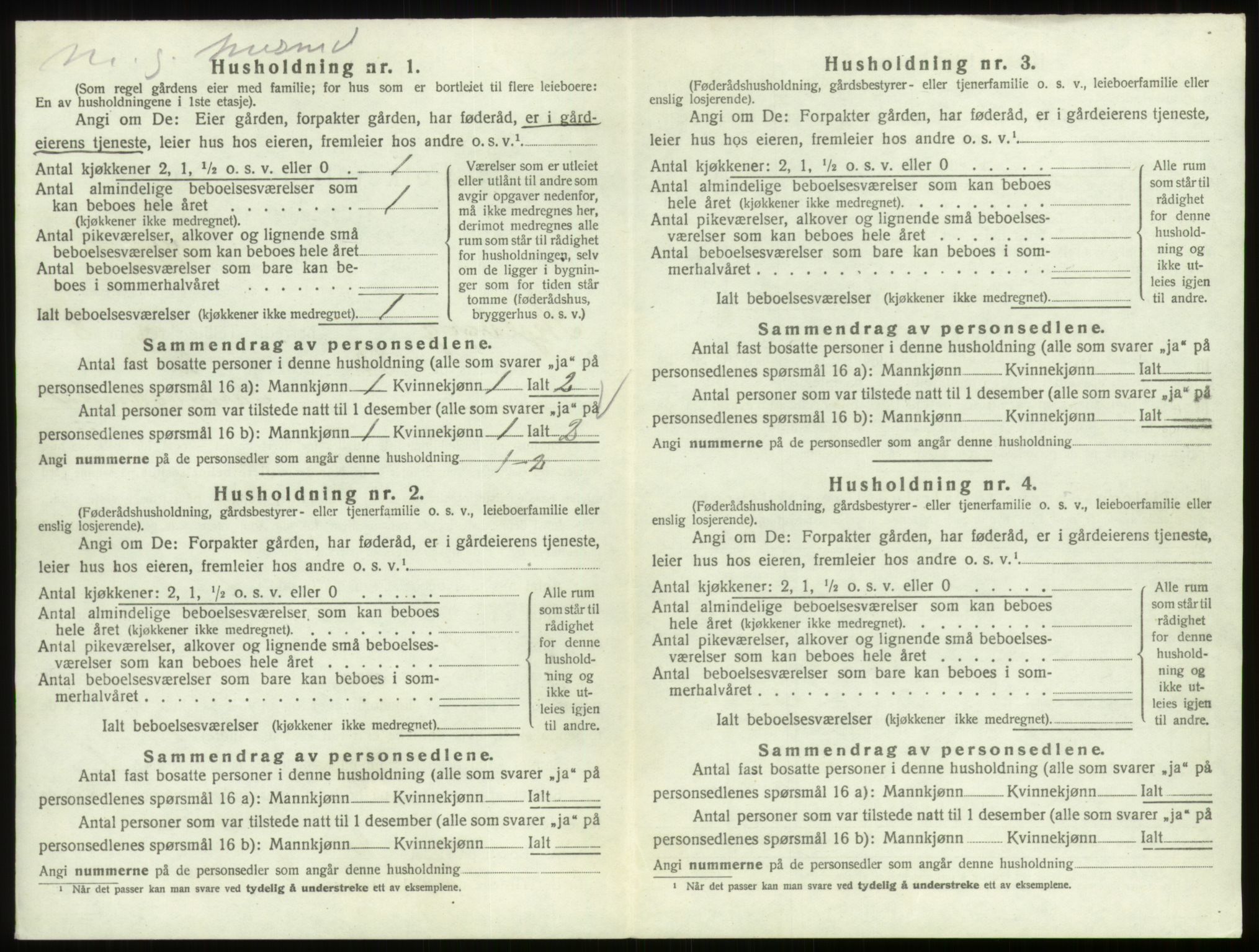 SAO, Folketelling 1920 for 0115 Skjeberg herred, 1920, s. 1293