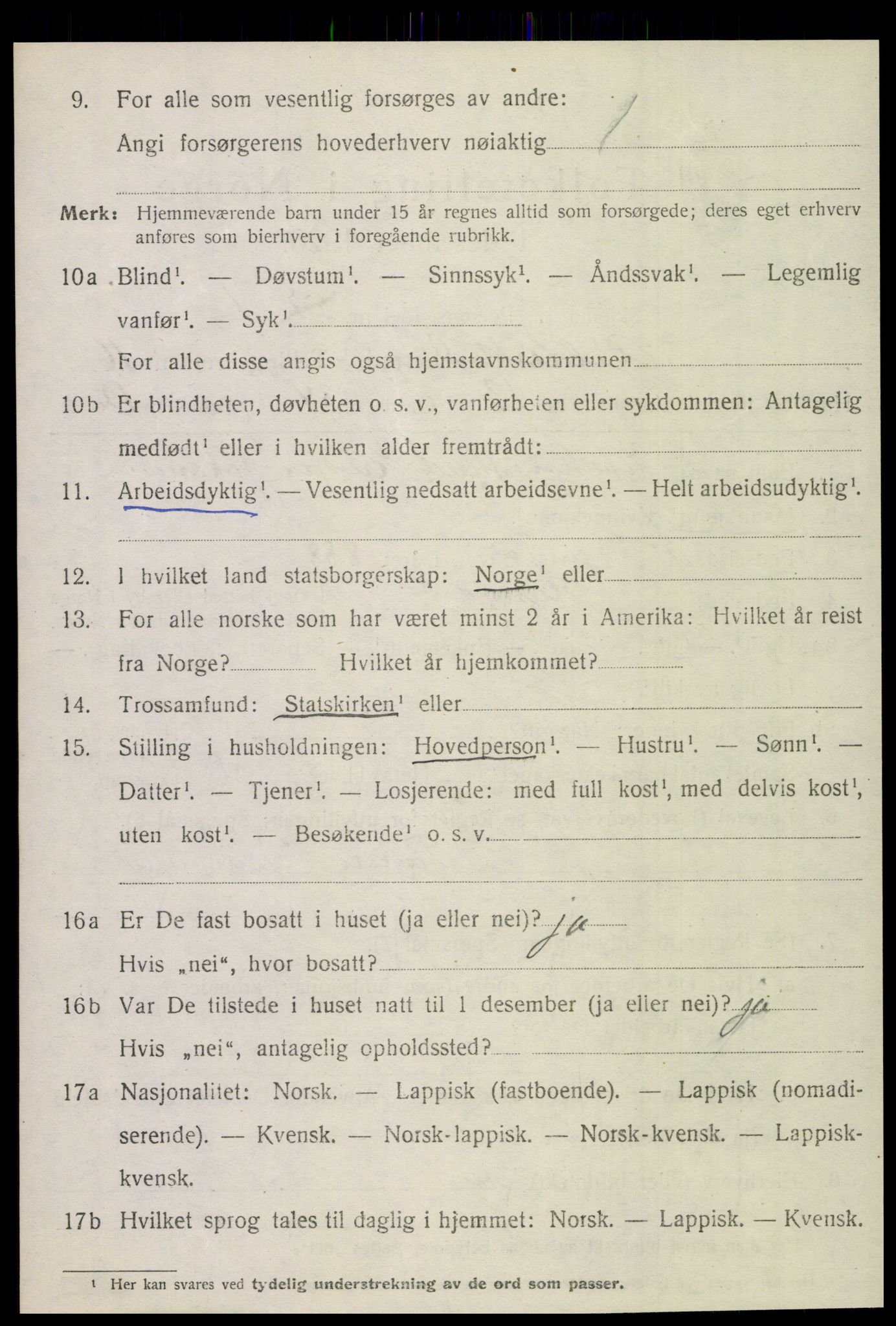 SAT, Folketelling 1920 for 1838 Gildeskål herred, 1920, s. 10291