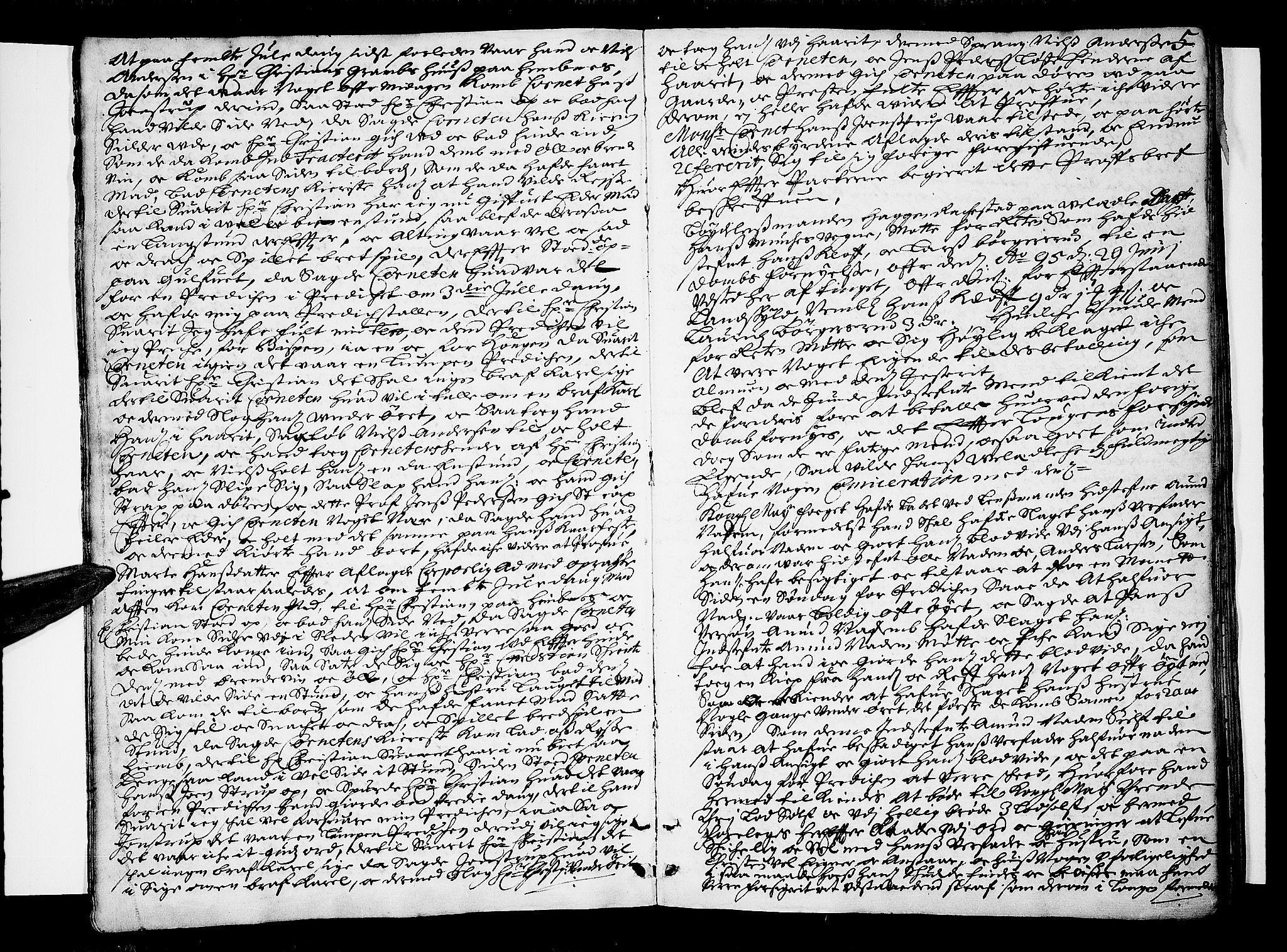 Nedre Romerike sorenskriveri, SAO/A-10469/F/Fb/L0026: Tingbok, 1697-1699, s. 4b-5a