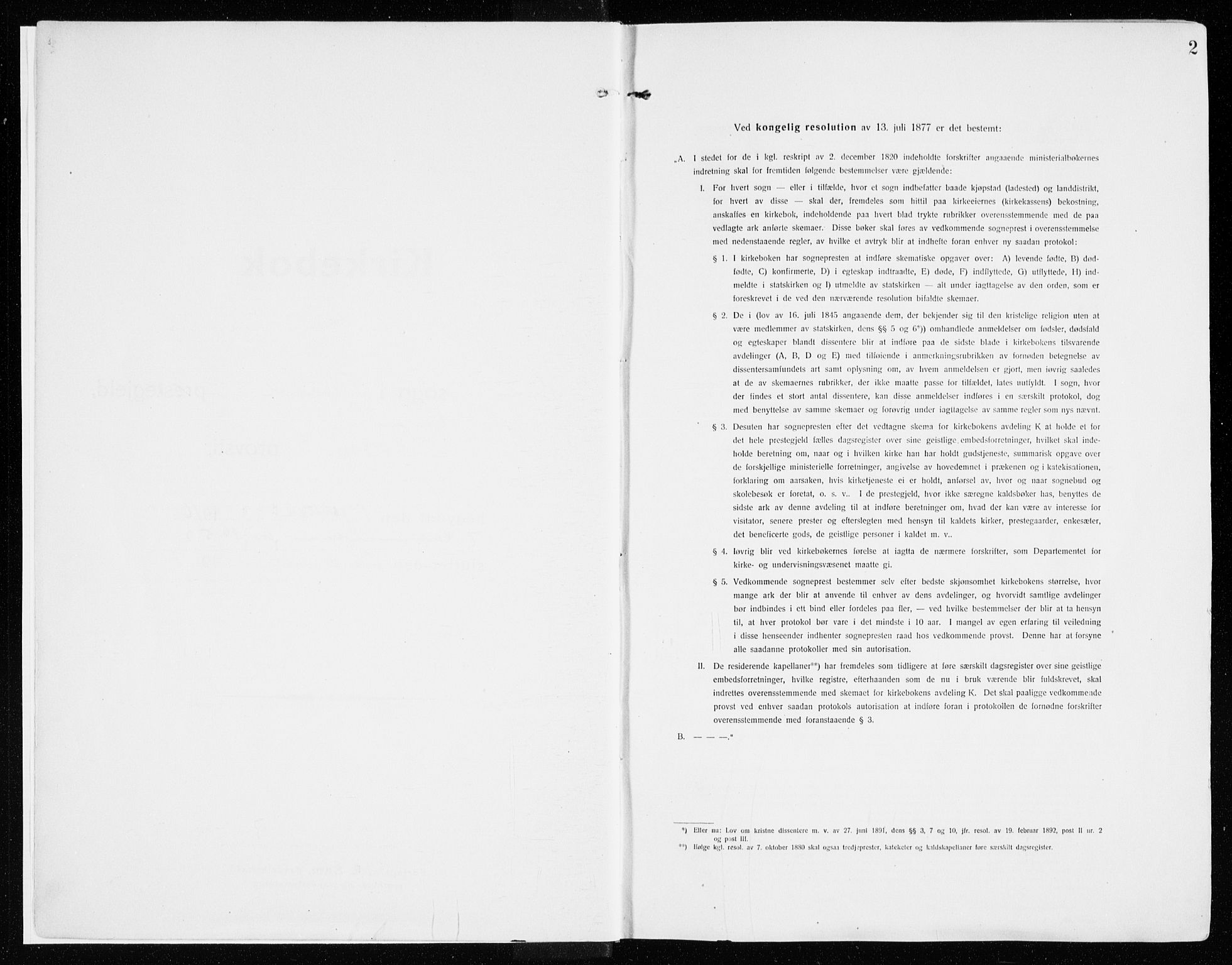 Vardal prestekontor, SAH/PREST-100/H/Ha/Haa/L0017: Ministerialbok nr. 17, 1915-1929, s. 2