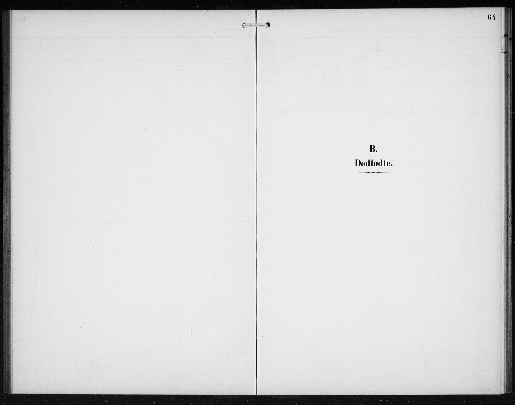 Hægebostad sokneprestkontor, SAK/1111-0024/F/Fb/Fba/L0005: Klokkerbok nr. B 5, 1907-1931, s. 64