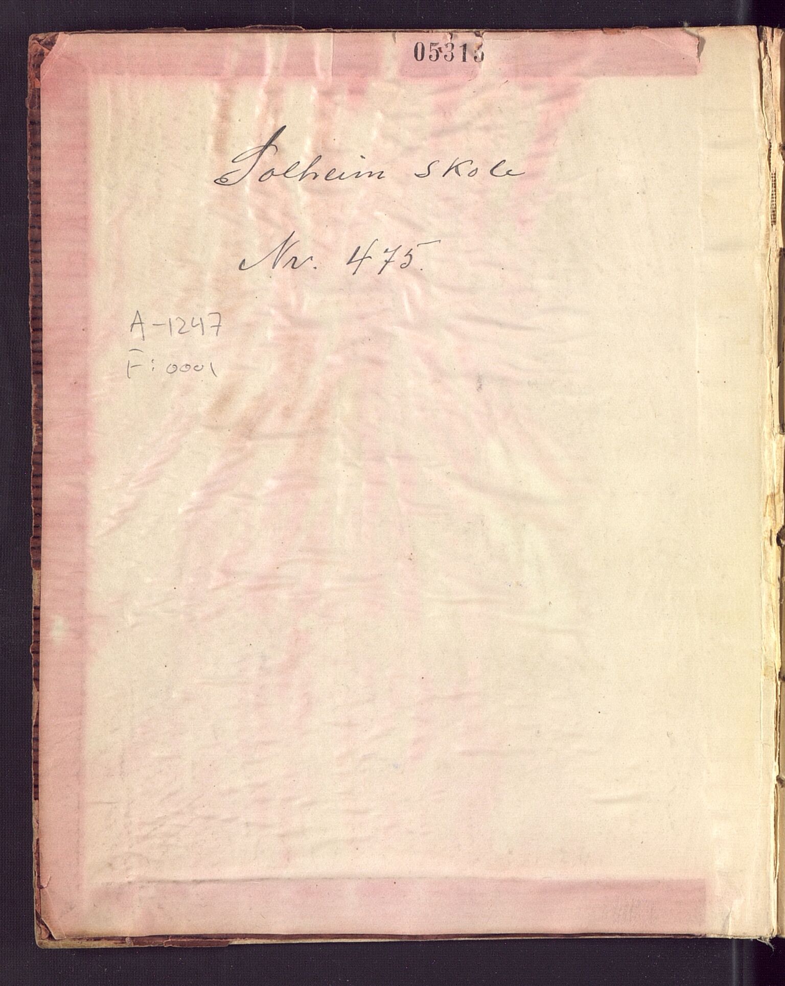 Årstad skole, BBA/A-1247/Y/Ya/L0001: Aarstad skolehistorie
ved A.L.E ( A. Eknes), 1925