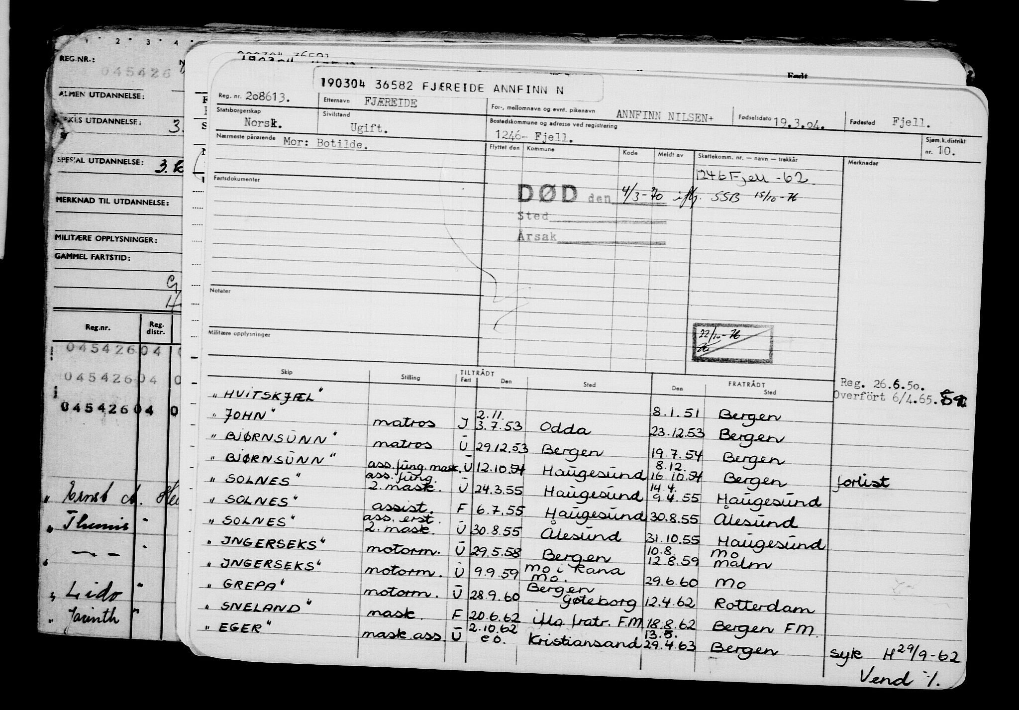 Direktoratet for sjømenn, AV/RA-S-3545/G/Gb/L0052: Hovedkort, 1904, s. 710