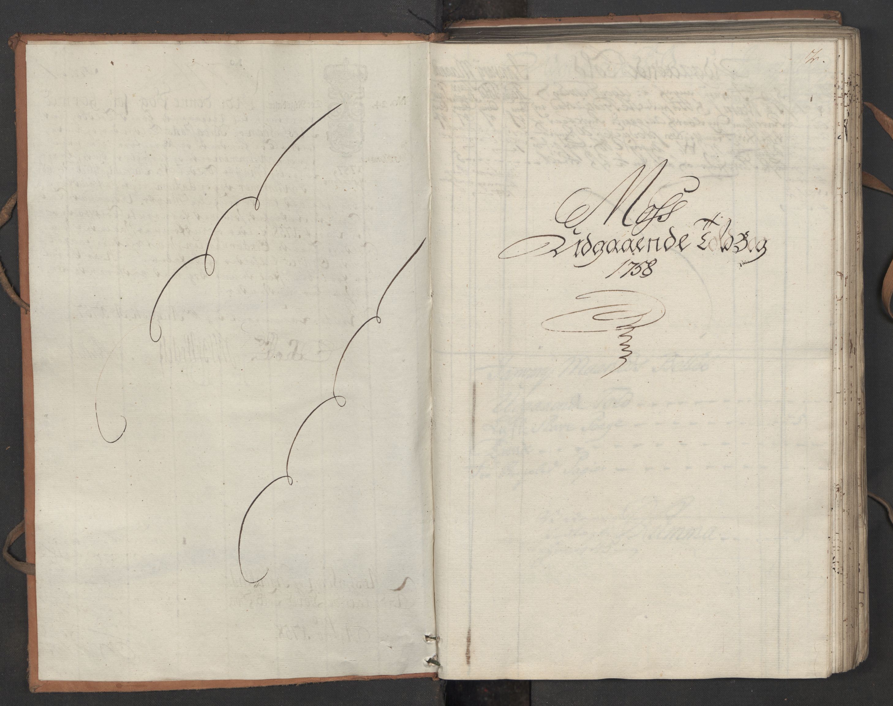 Generaltollkammeret, tollregnskaper, AV/RA-EA-5490/R05/L0031/0001: Tollregnskaper Moss, Son, Krokstad / Utgående hovedtollbok, 1758