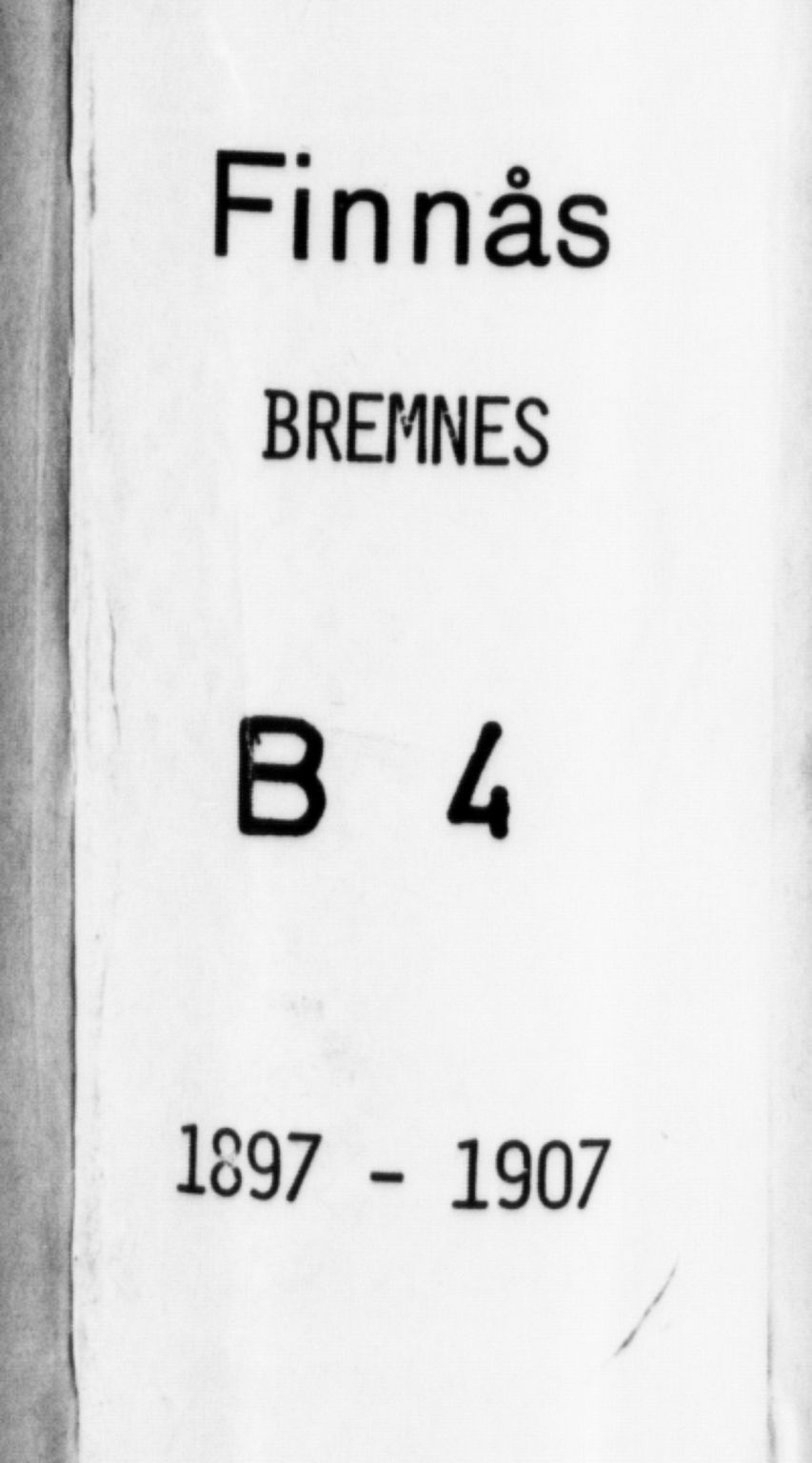 Finnås sokneprestembete, AV/SAB-A-99925/H/Ha/Hab/Habb/L0004: Klokkerbok nr. B 4, 1897-1907
