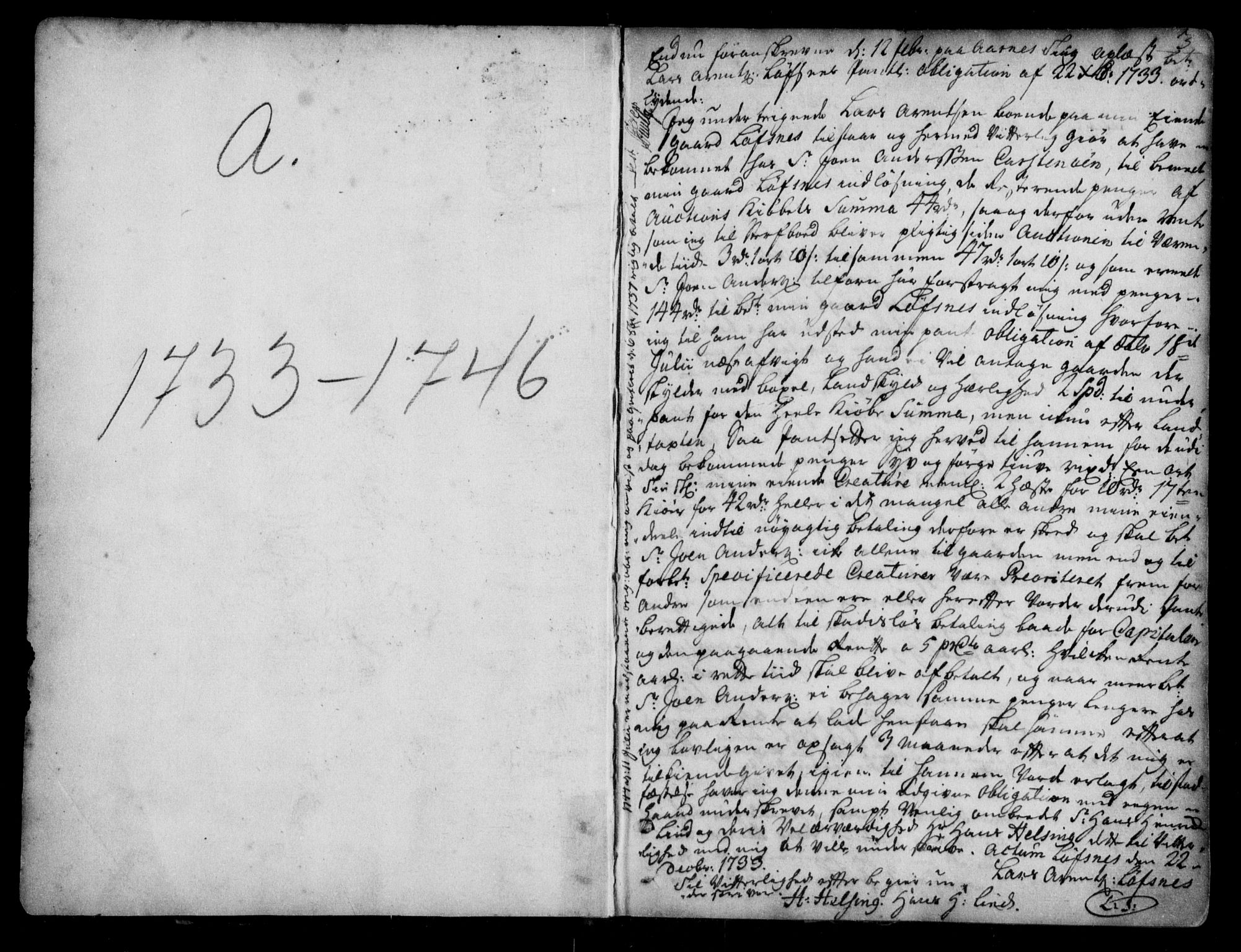 Namdal sorenskriveri, SAT/A-4133/1/2/2C/L0001: Pantebok nr. A, 1733-1746, s. 3