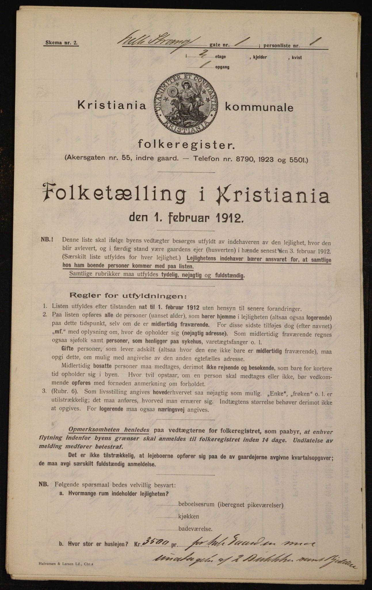 OBA, Kommunal folketelling 1.2.1912 for Kristiania, 1912, s. 57920