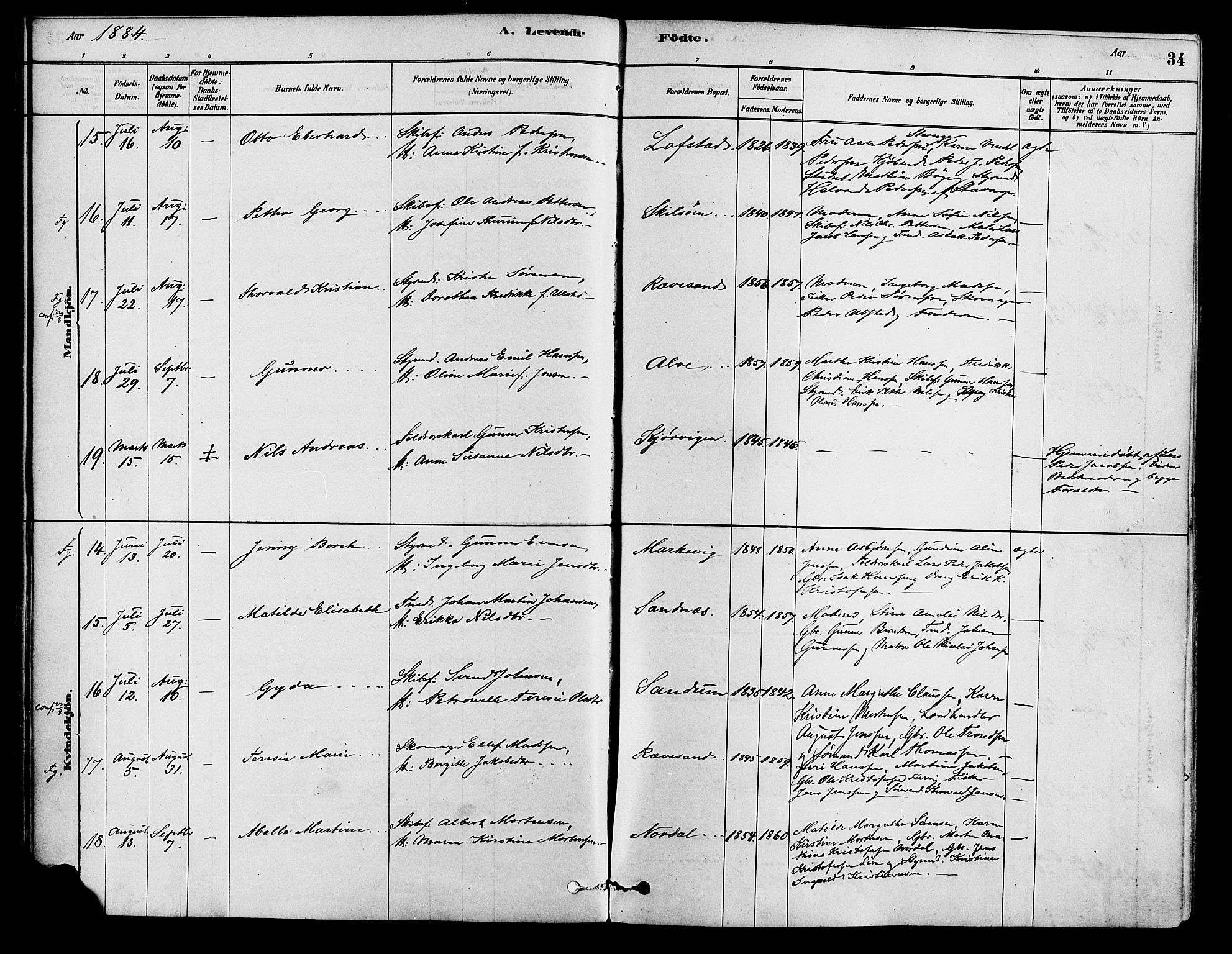Tromøy sokneprestkontor, AV/SAK-1111-0041/F/Fa/L0009: Ministerialbok nr. A 9, 1878-1896, s. 35