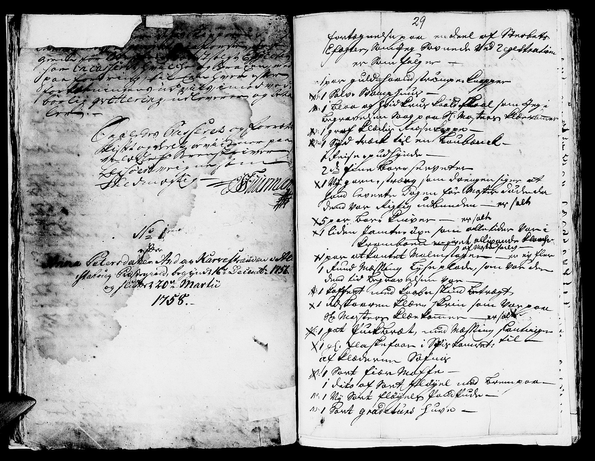 Helgeland sorenskriveri, AV/SAT-A-0004/3/3A/L0041: Konseptprotokoll 26, 1758, s. 28b-29a