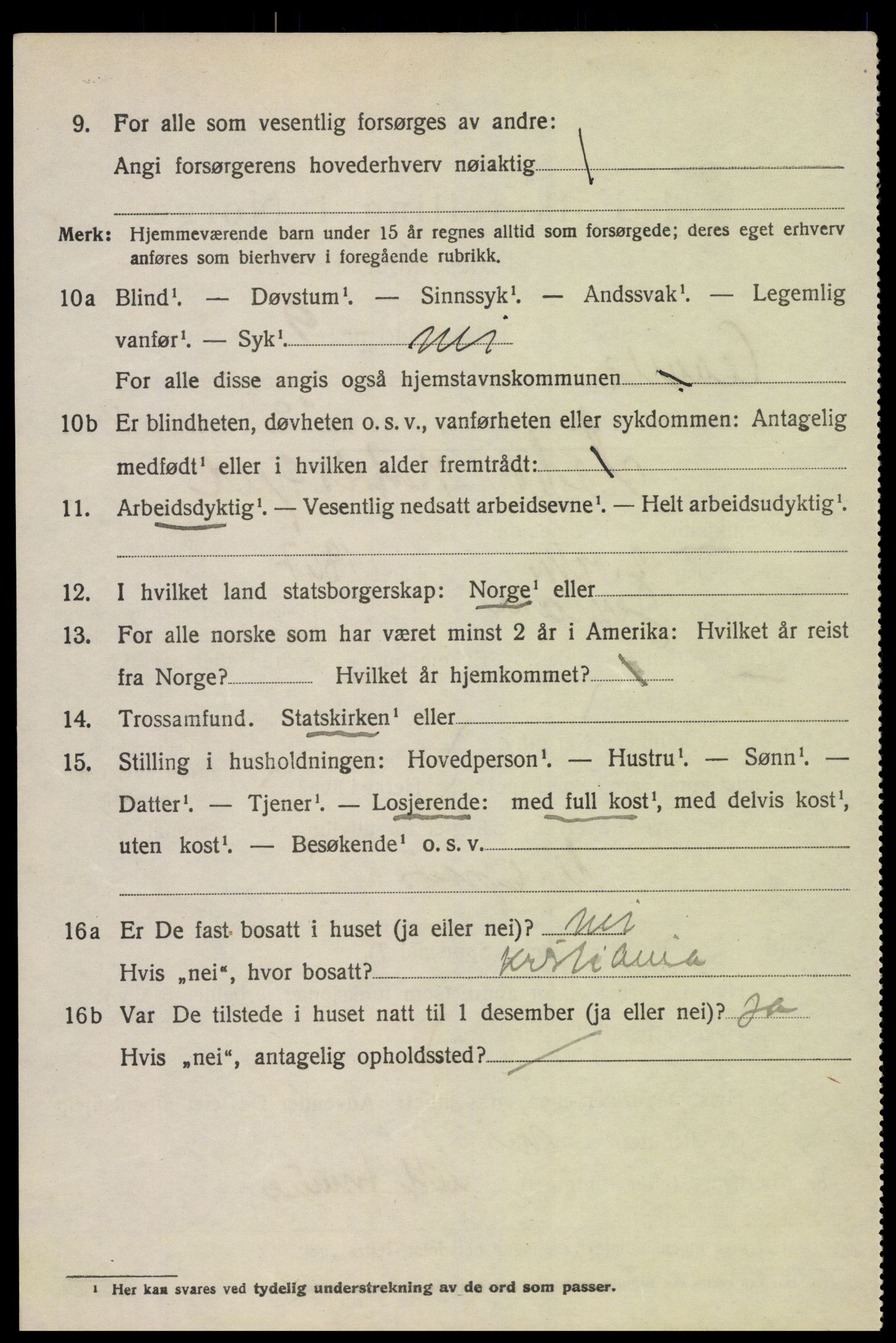 SAK, Folketelling 1920 for 0929 Åmli herred, 1920, s. 1600