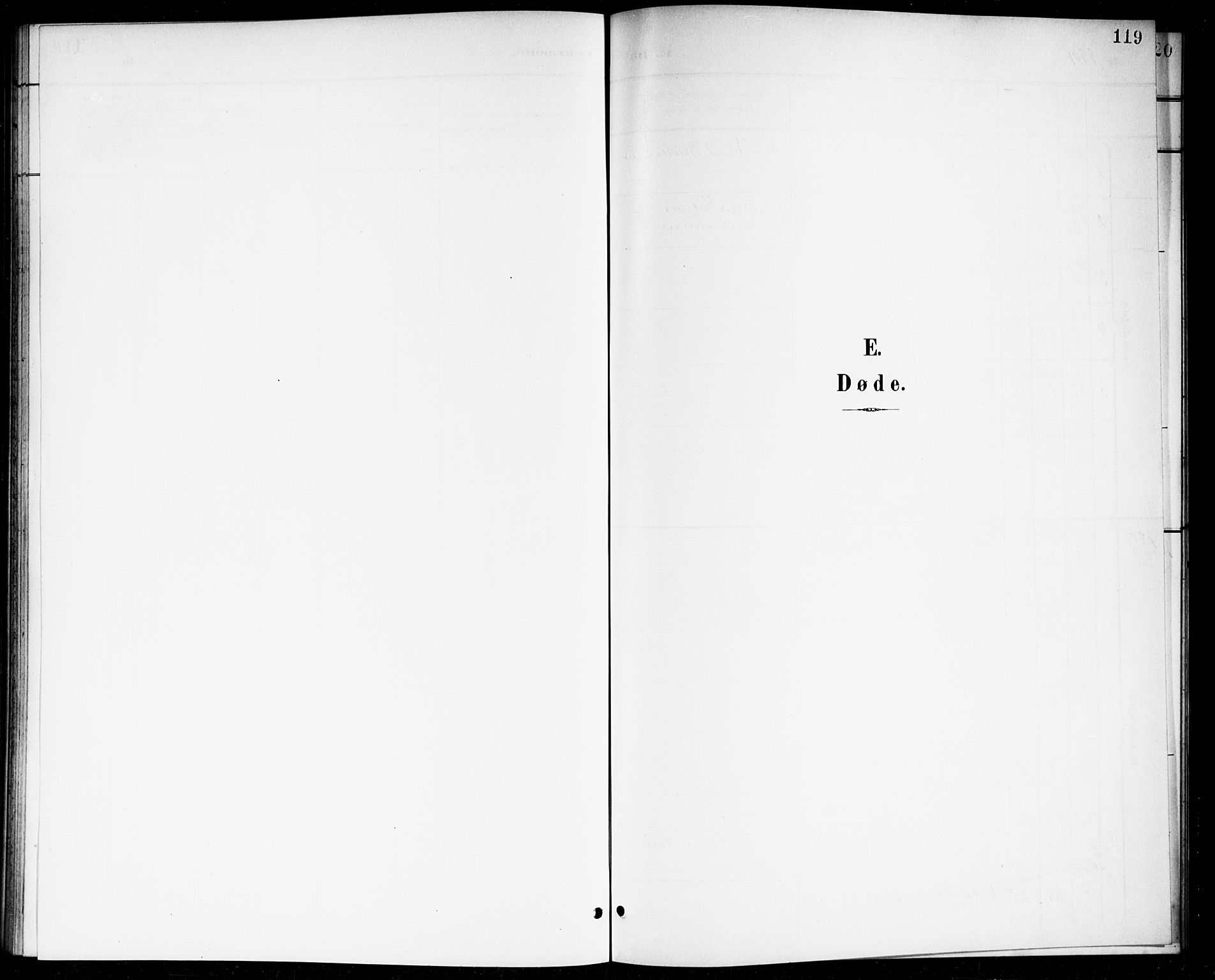 Våler prestekontor Kirkebøker, AV/SAO-A-11083/G/Ga/L0004: Klokkerbok nr. I 4, 1901-1914, s. 119