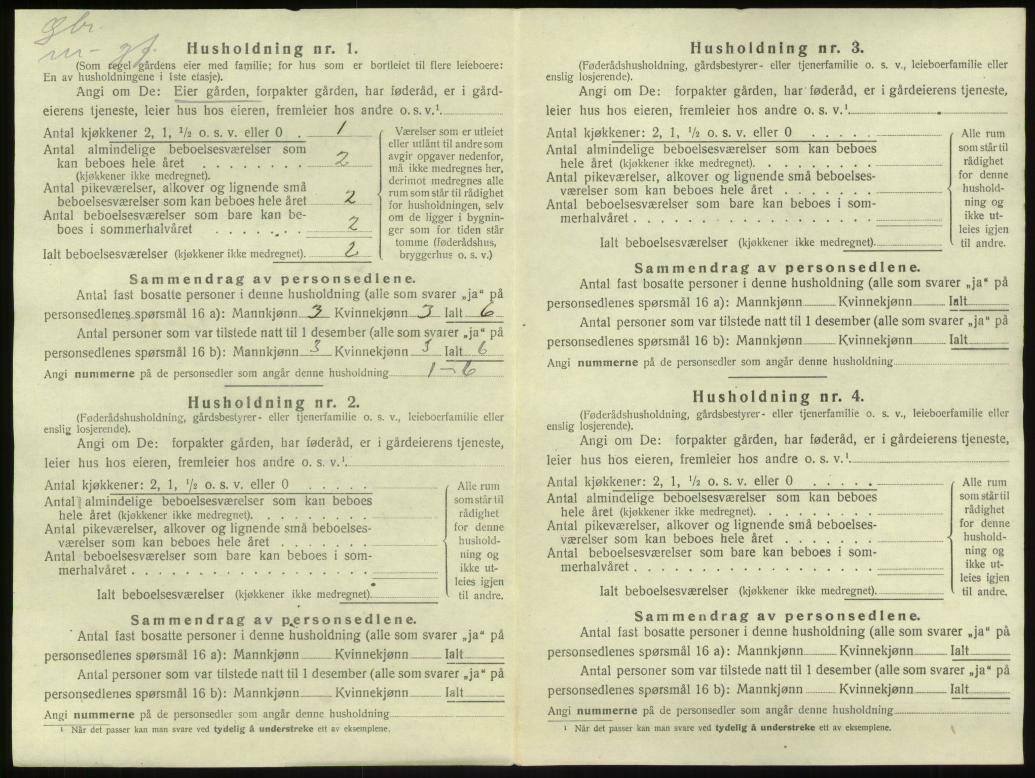 SAB, Folketelling 1920 for 1420 Sogndal herred, 1920, s. 82