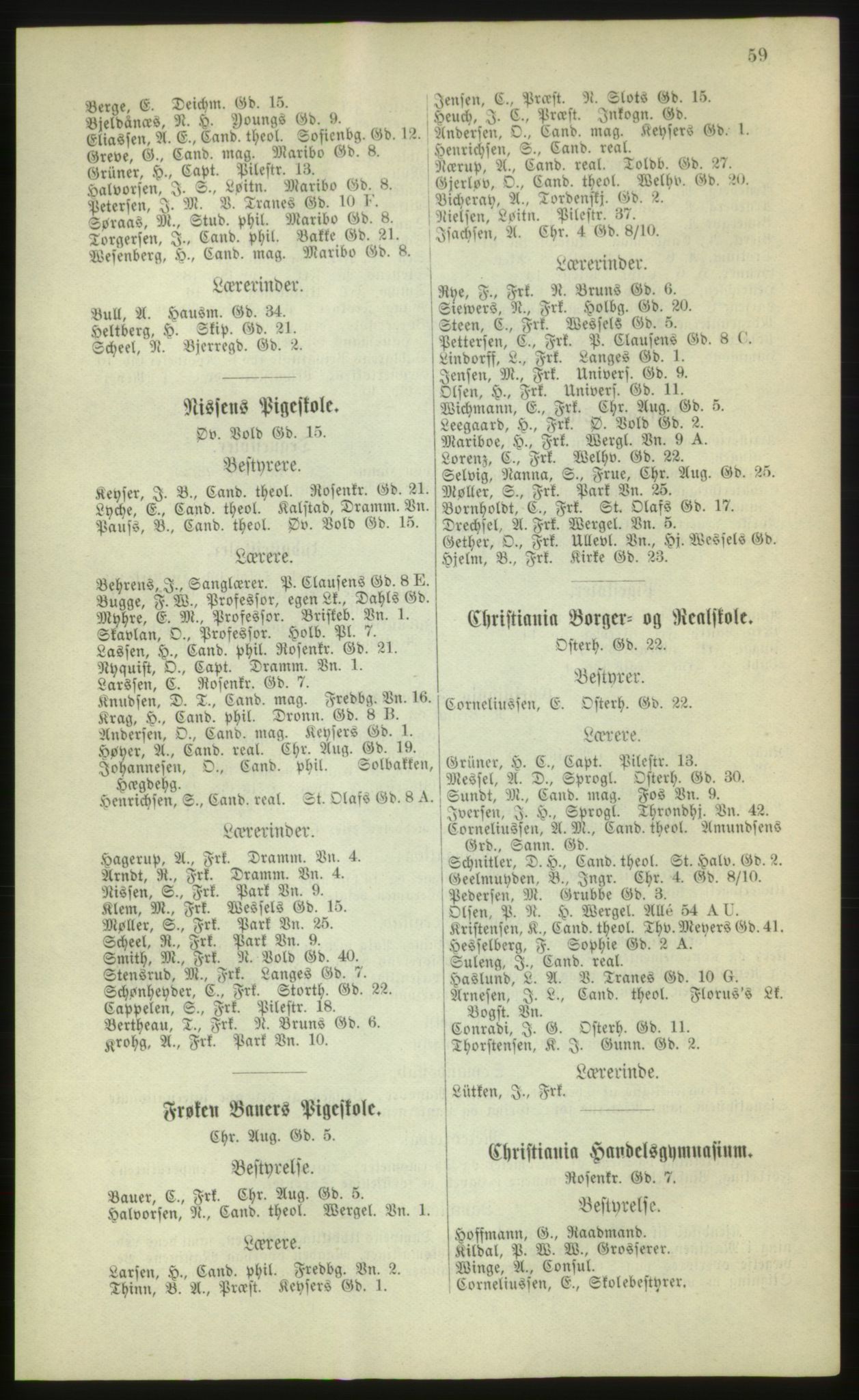 Kristiania/Oslo adressebok, PUBL/-, 1880, s. 59