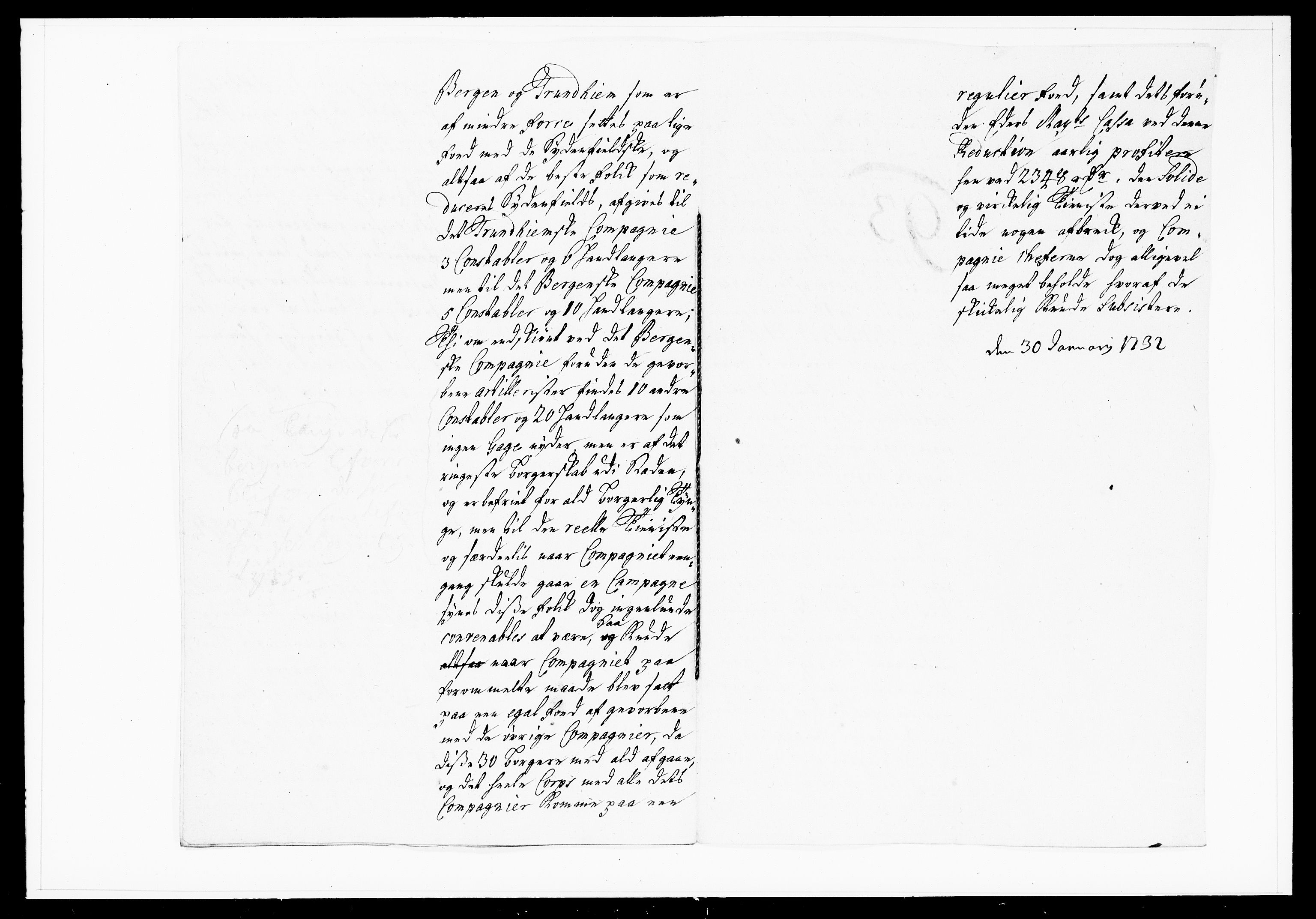 Krigskollegiet, Krigskancelliet, DRA/A-0006/-/1103-1107: Refererede sager, 1732, s. 15