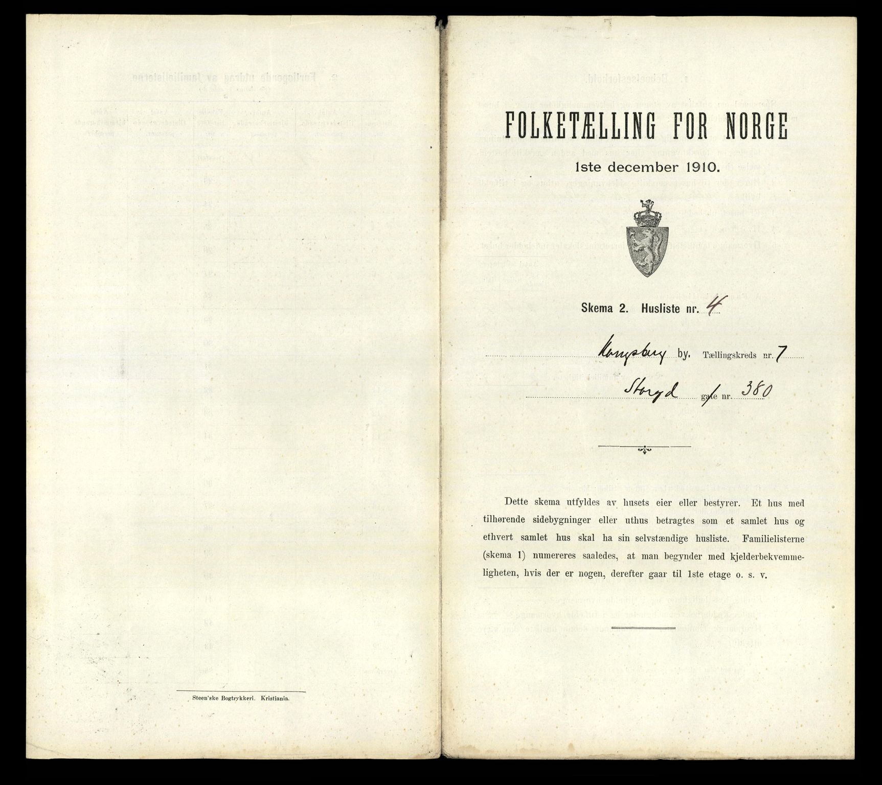 RA, Folketelling 1910 for 0604 Kongsberg kjøpstad, 1910, s. 3272