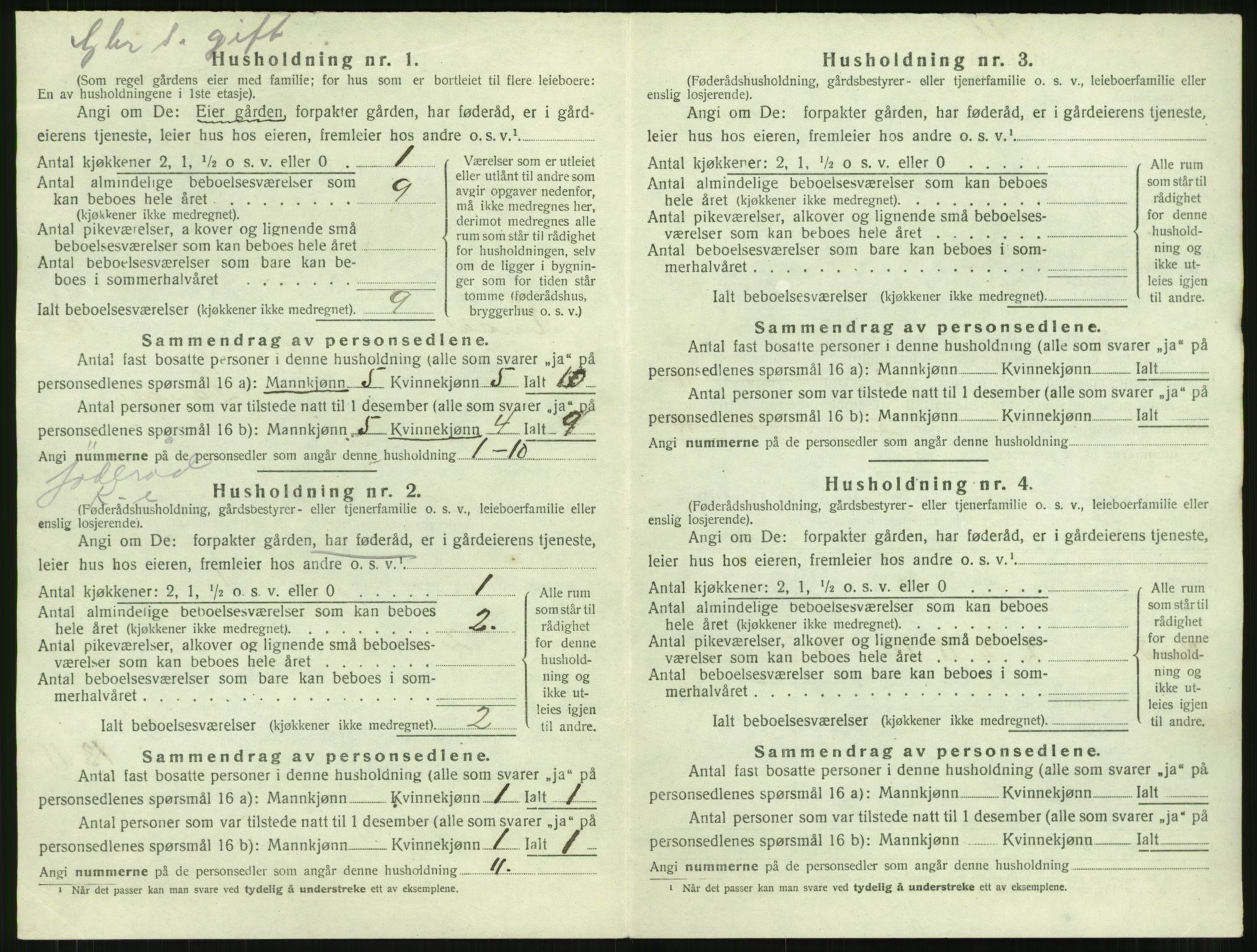 SAT, Folketelling 1920 for 1567 Rindal herred, 1920, s. 737