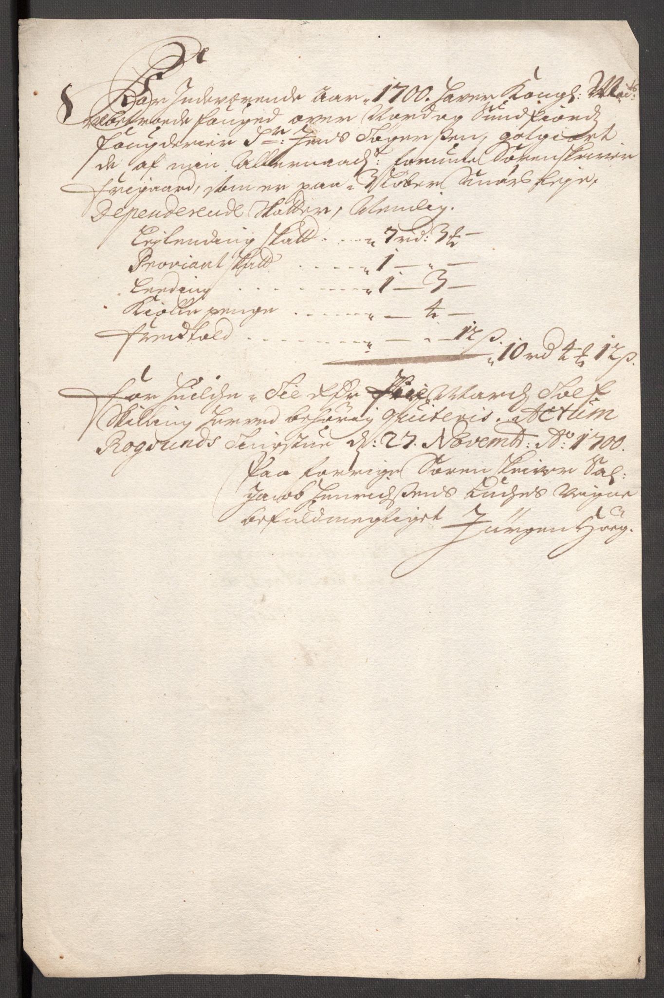 Rentekammeret inntil 1814, Reviderte regnskaper, Fogderegnskap, RA/EA-4092/R53/L3425: Fogderegnskap Sunn- og Nordfjord, 1700-1701, s. 233