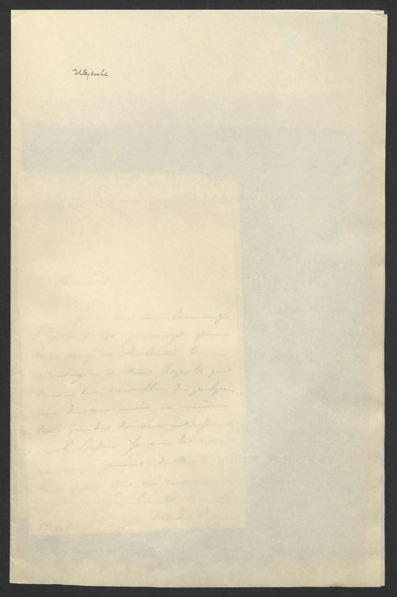 Botten-Hansen, Paul, RA/PA-0017/F/L0001: Brev til Botten-Hansen, avsendere ordnet etter alfabetisk rekkefølge fra A-Ø, 1846-1866, s. 3