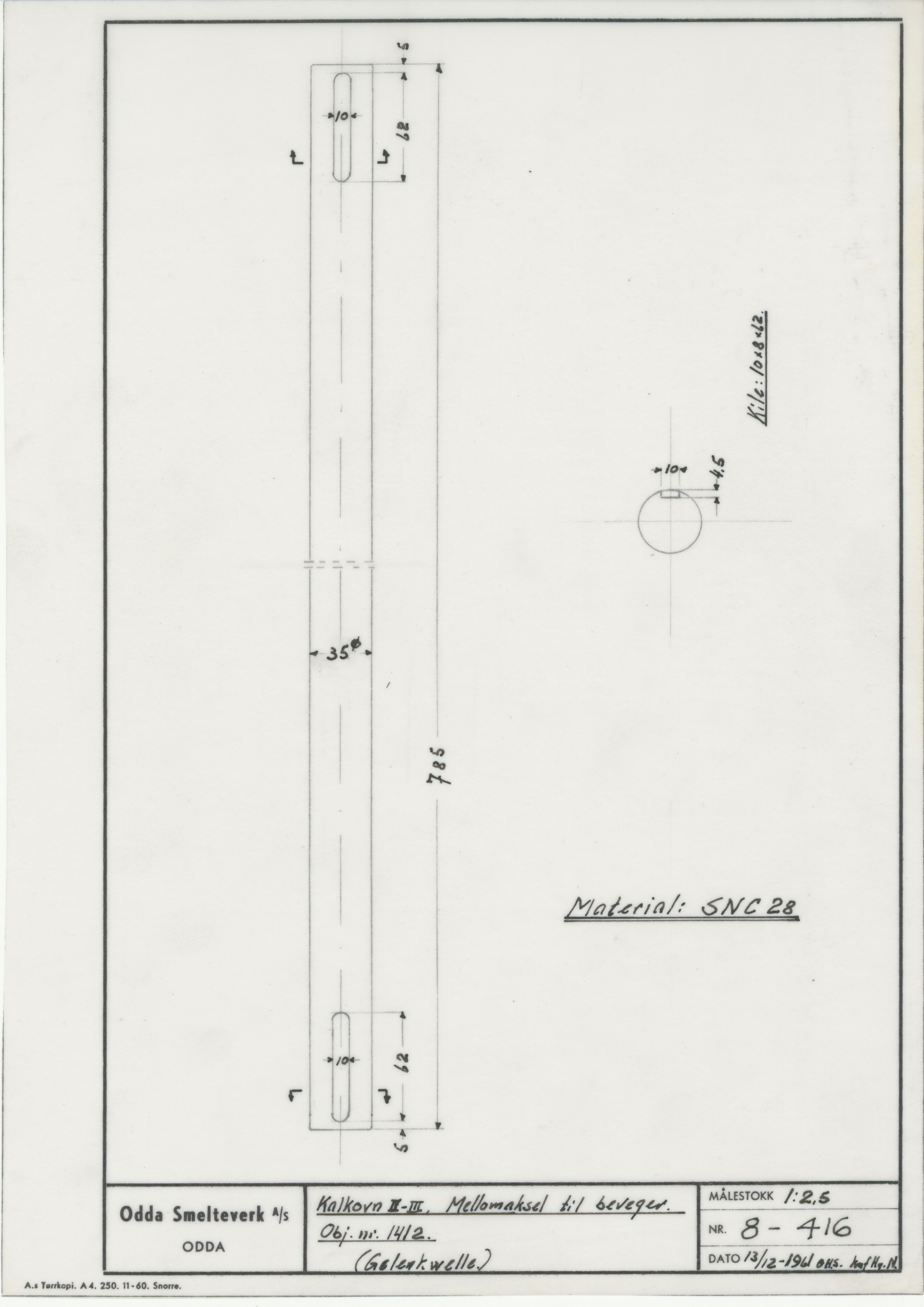 Odda smelteverk AS, KRAM/A-0157.1/T/Td/L0008: Gruppe 8. Kalkovner, 1939-1999, s. 705