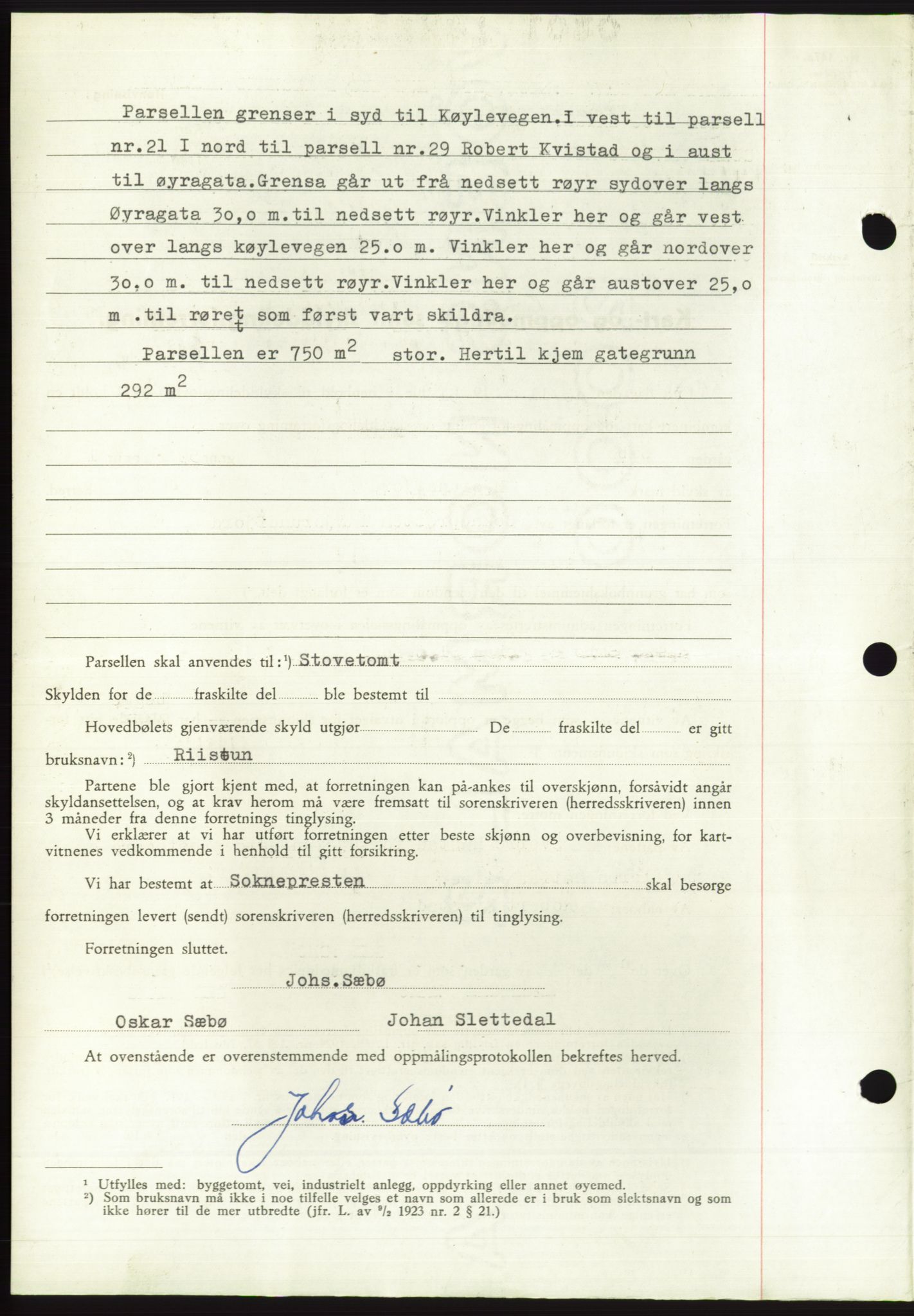 Søre Sunnmøre sorenskriveri, AV/SAT-A-4122/1/2/2C/L0092: Pantebok nr. 18A, 1952-1952, Dagboknr: 824/1952