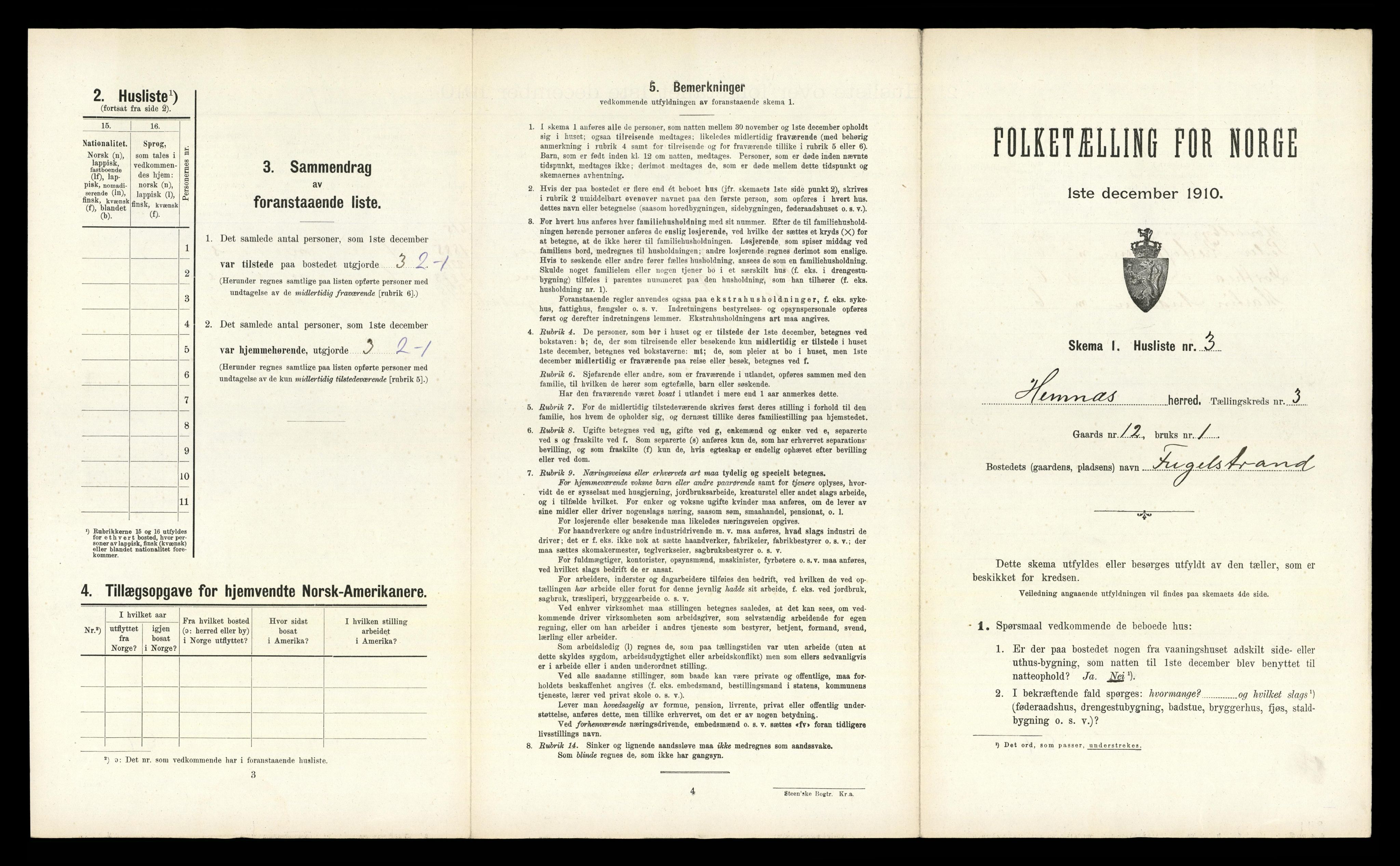 RA, Folketelling 1910 for 1832 Hemnes herred, 1910, s. 880