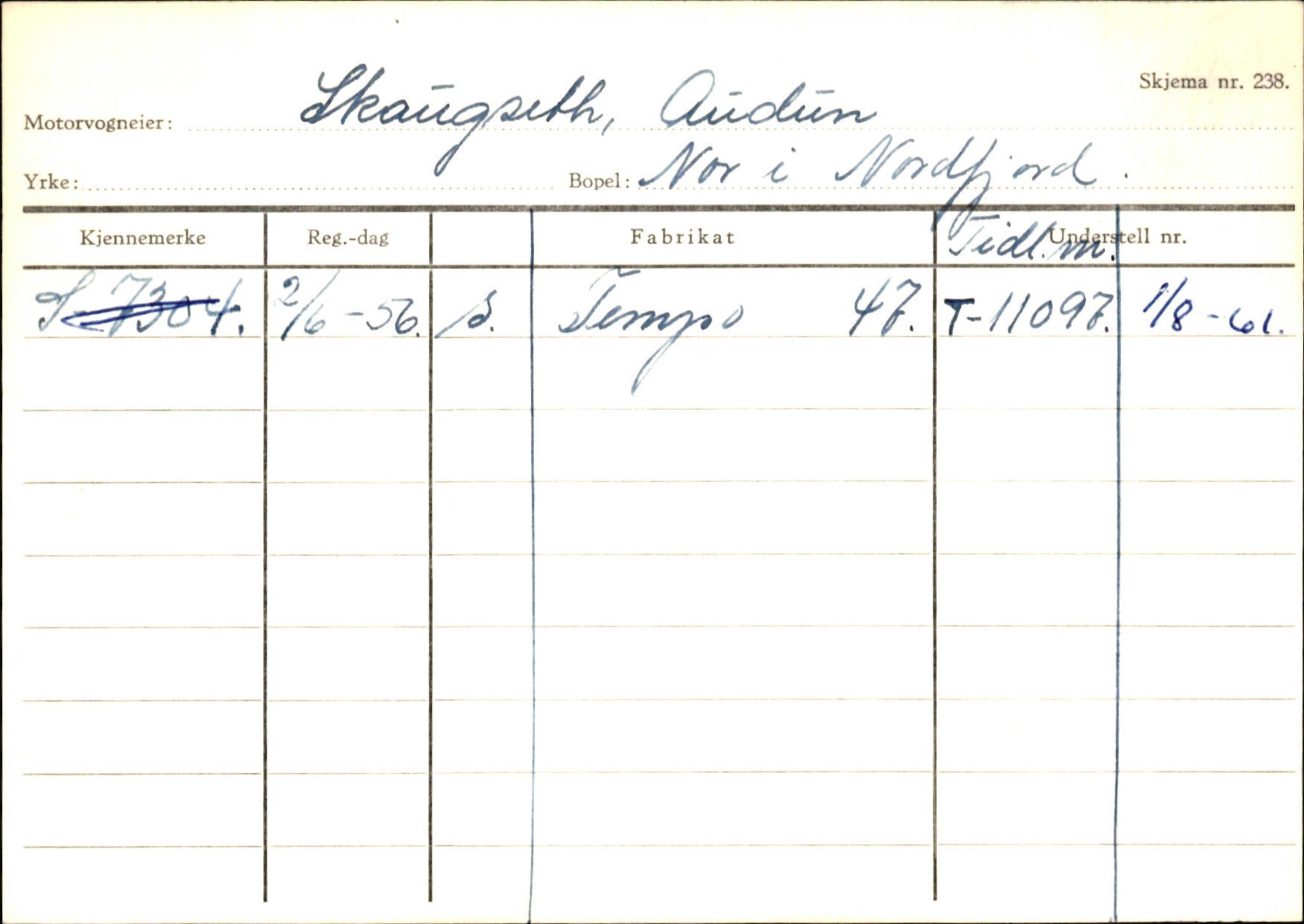 Statens vegvesen, Sogn og Fjordane vegkontor, AV/SAB-A-5301/4/F/L0129: Eigarregistrer Eid A-S, 1945-1975, s. 2386