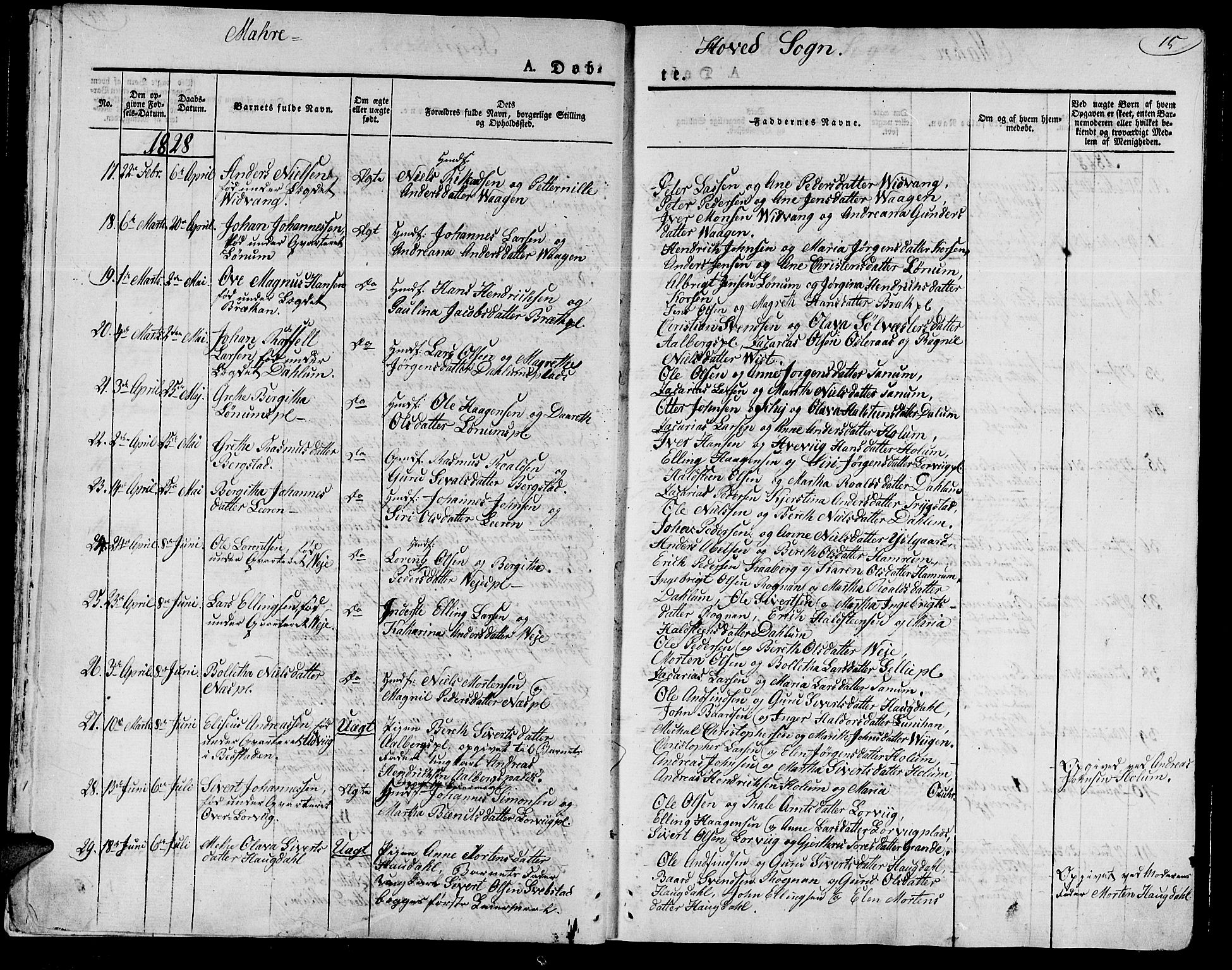 Ministerialprotokoller, klokkerbøker og fødselsregistre - Nord-Trøndelag, SAT/A-1458/735/L0336: Ministerialbok nr. 735A05 /1, 1825-1835, s. 15
