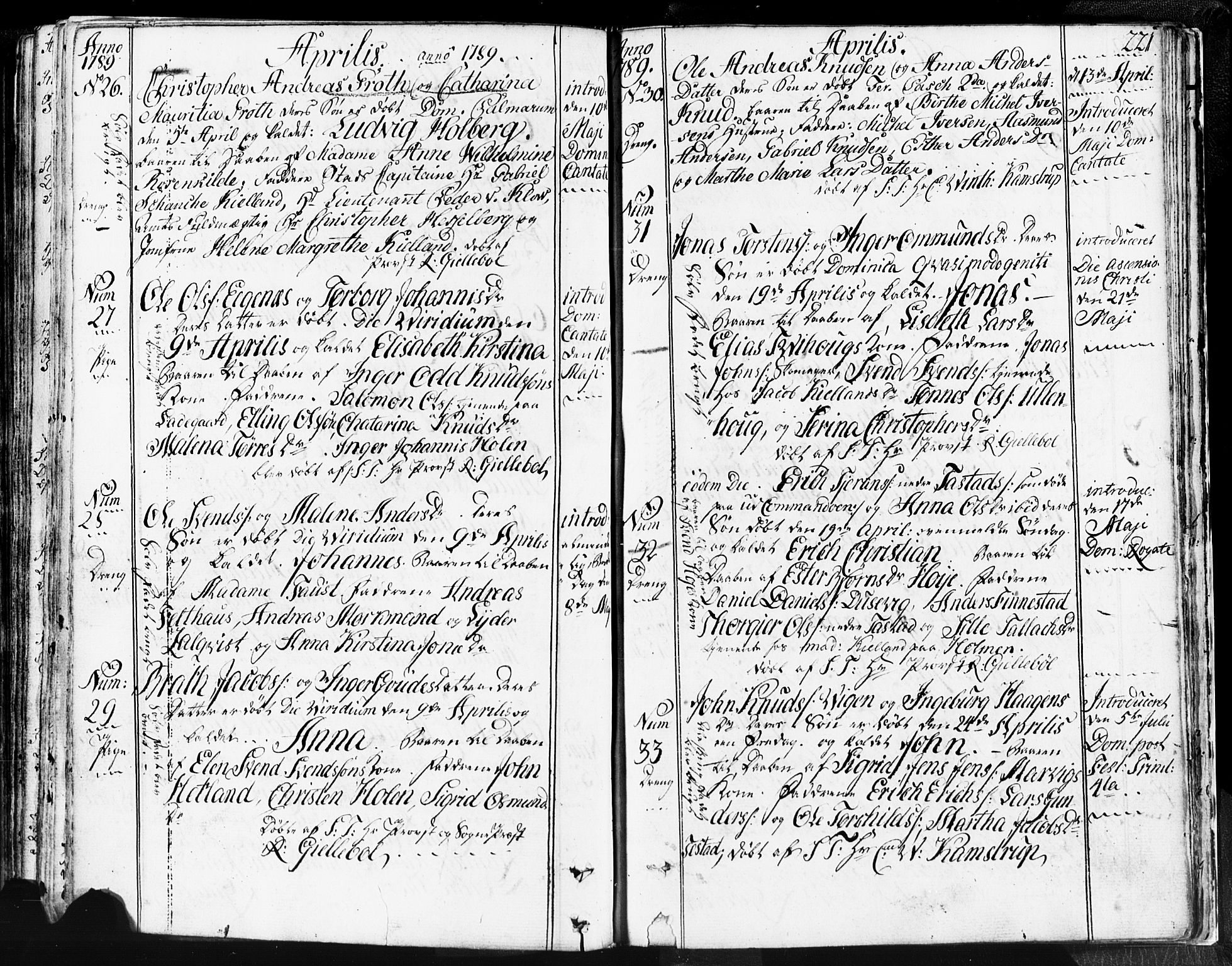 Domkirken sokneprestkontor, AV/SAST-A-101812/001/30/30BB/L0004: Klokkerbok nr. B 4, 1752-1790, s. 221