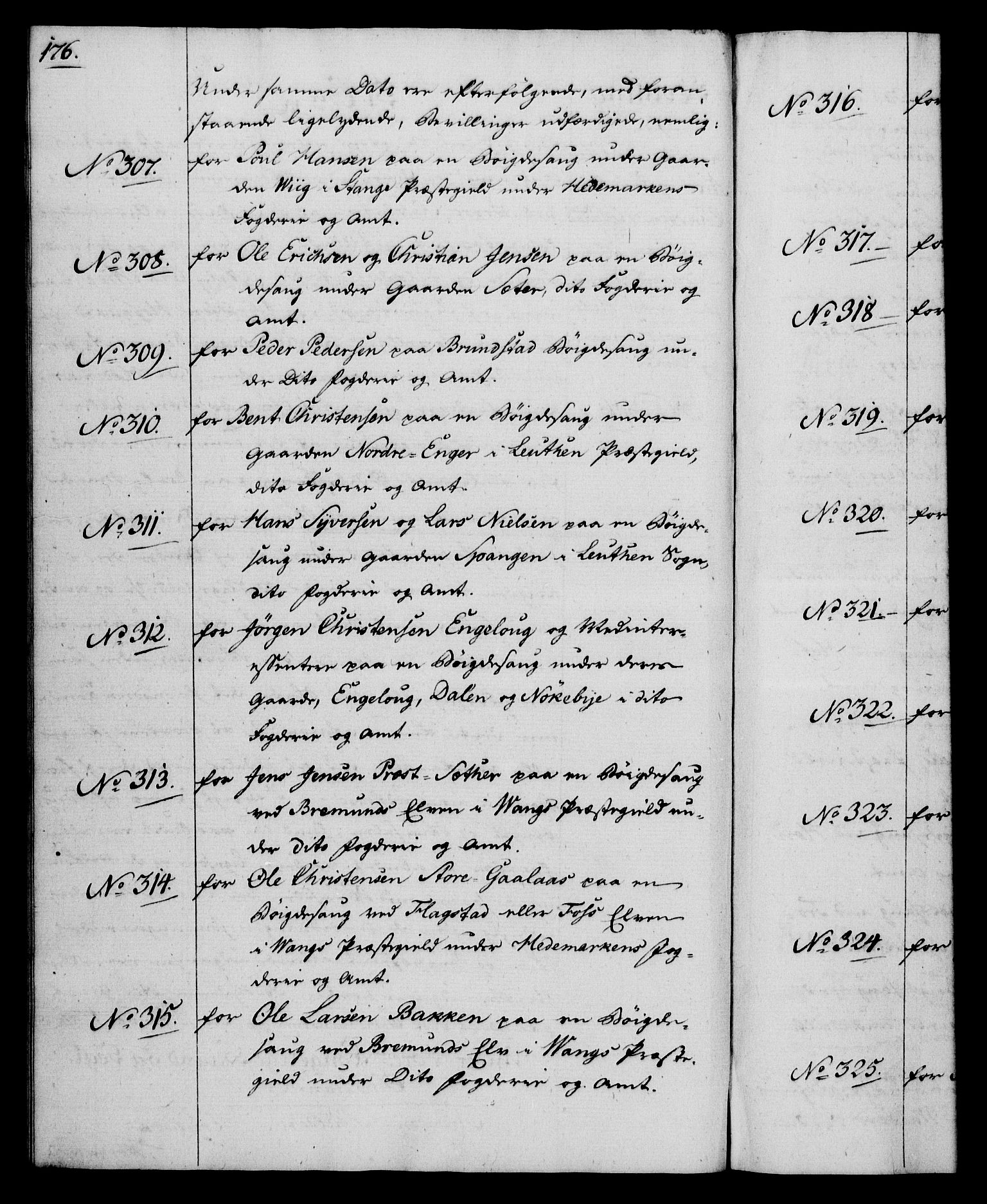 Rentekammeret, Kammerkanselliet, RA/EA-3111/G/Gg/Gga/L0012: Norsk ekspedisjonsprotokoll med register (merket RK 53.12), 1781-1783, s. 176