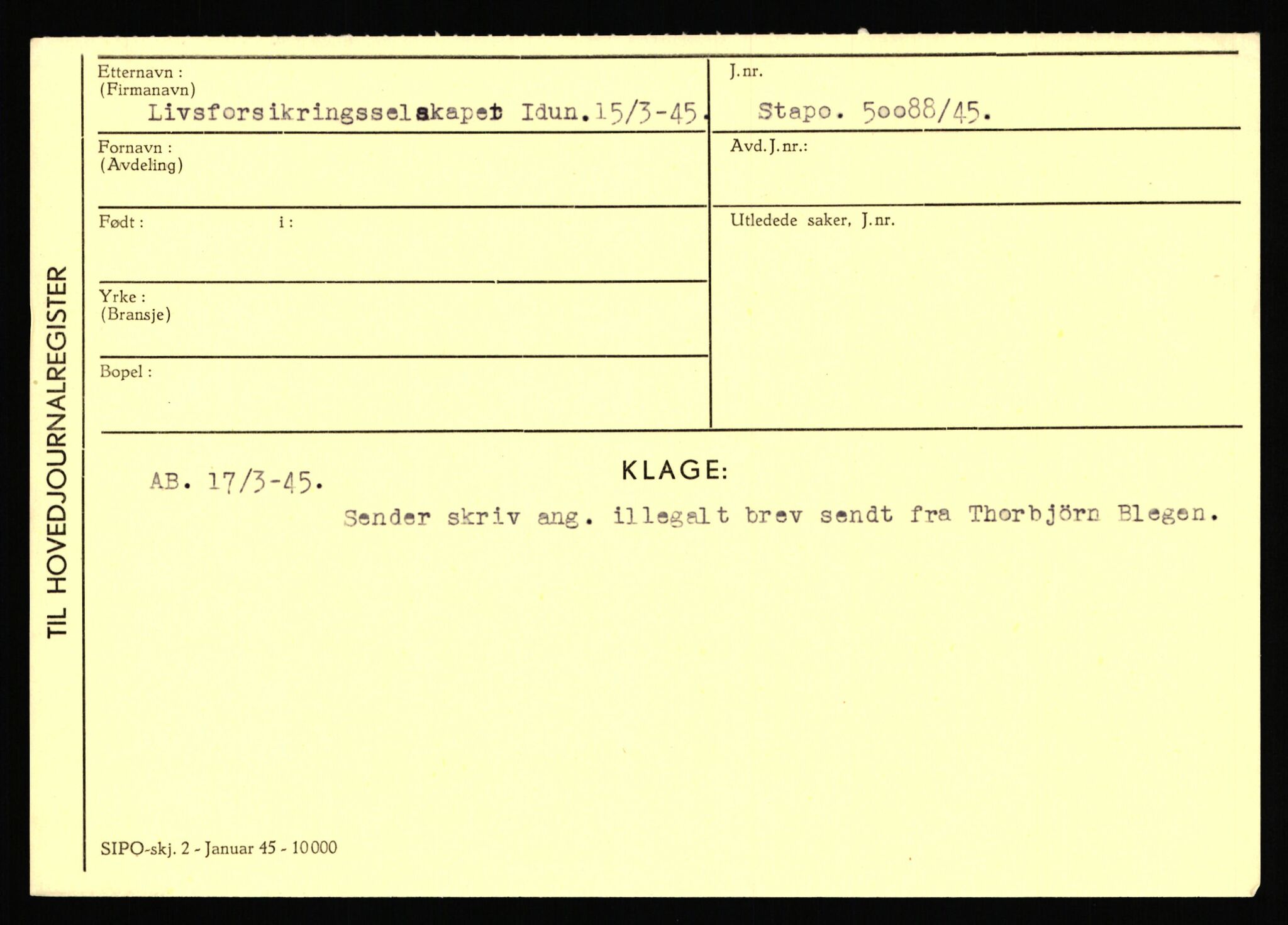 Statspolitiet - Hovedkontoret / Osloavdelingen, AV/RA-S-1329/C/Ca/L0007: Hol - Joelsen, 1943-1945, s. 2060