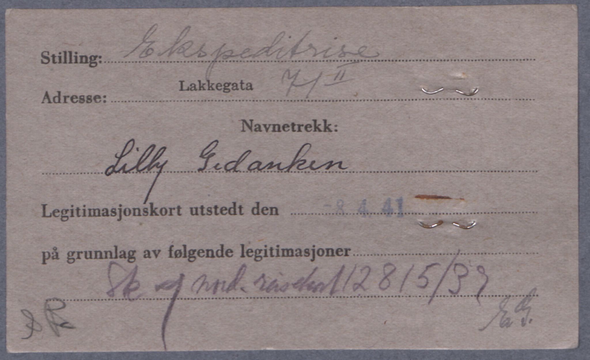 Sosialdepartementet, Våre Falne, RA/S-1708/E/Ee/L0021A: Fotografier av jøder på legitimasjonskort (1941-42), 1941-1942, s. 146