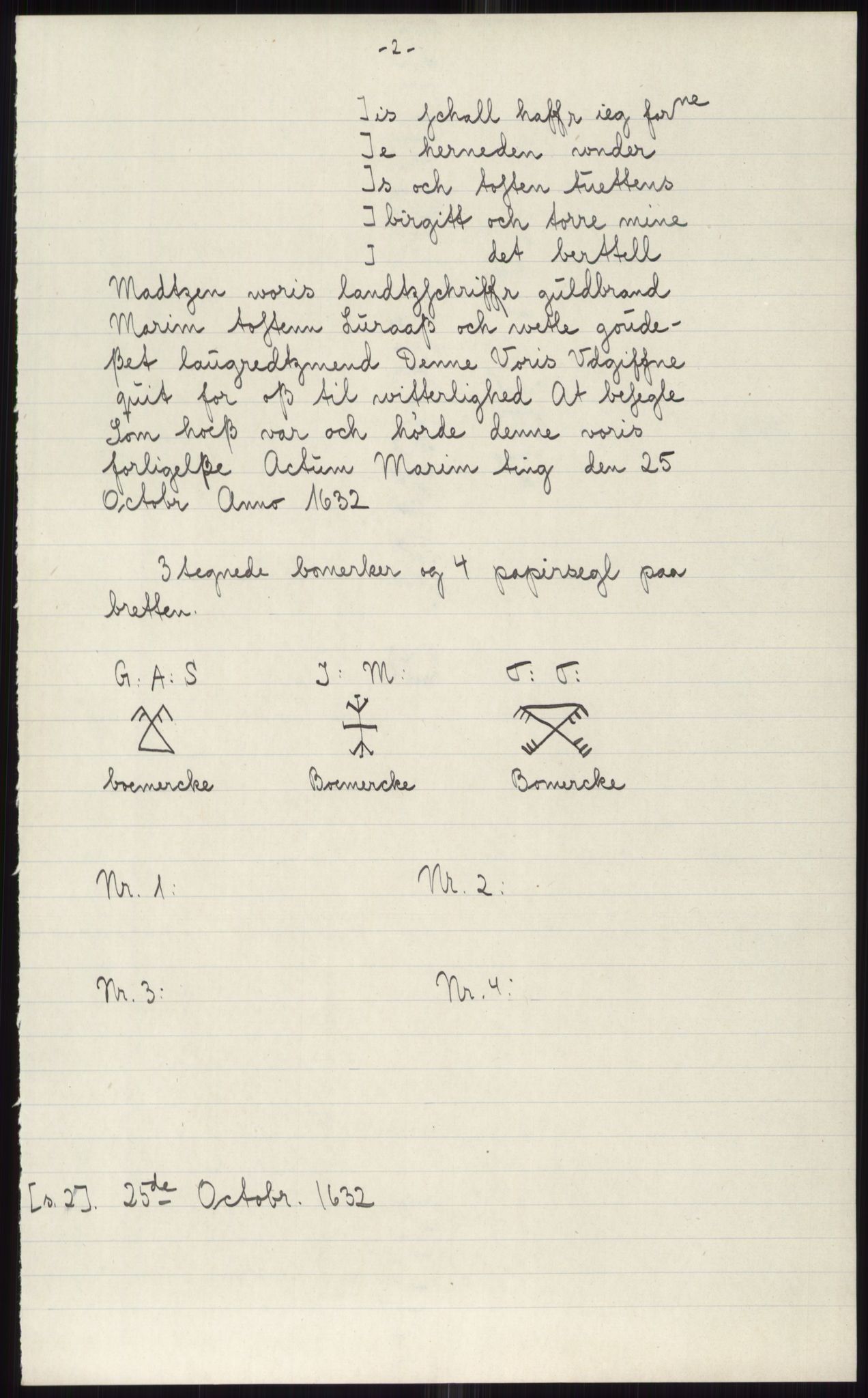 Samlinger til kildeutgivelse, Diplomavskriftsamlingen, AV/RA-EA-4053/H/Ha, s. 3234