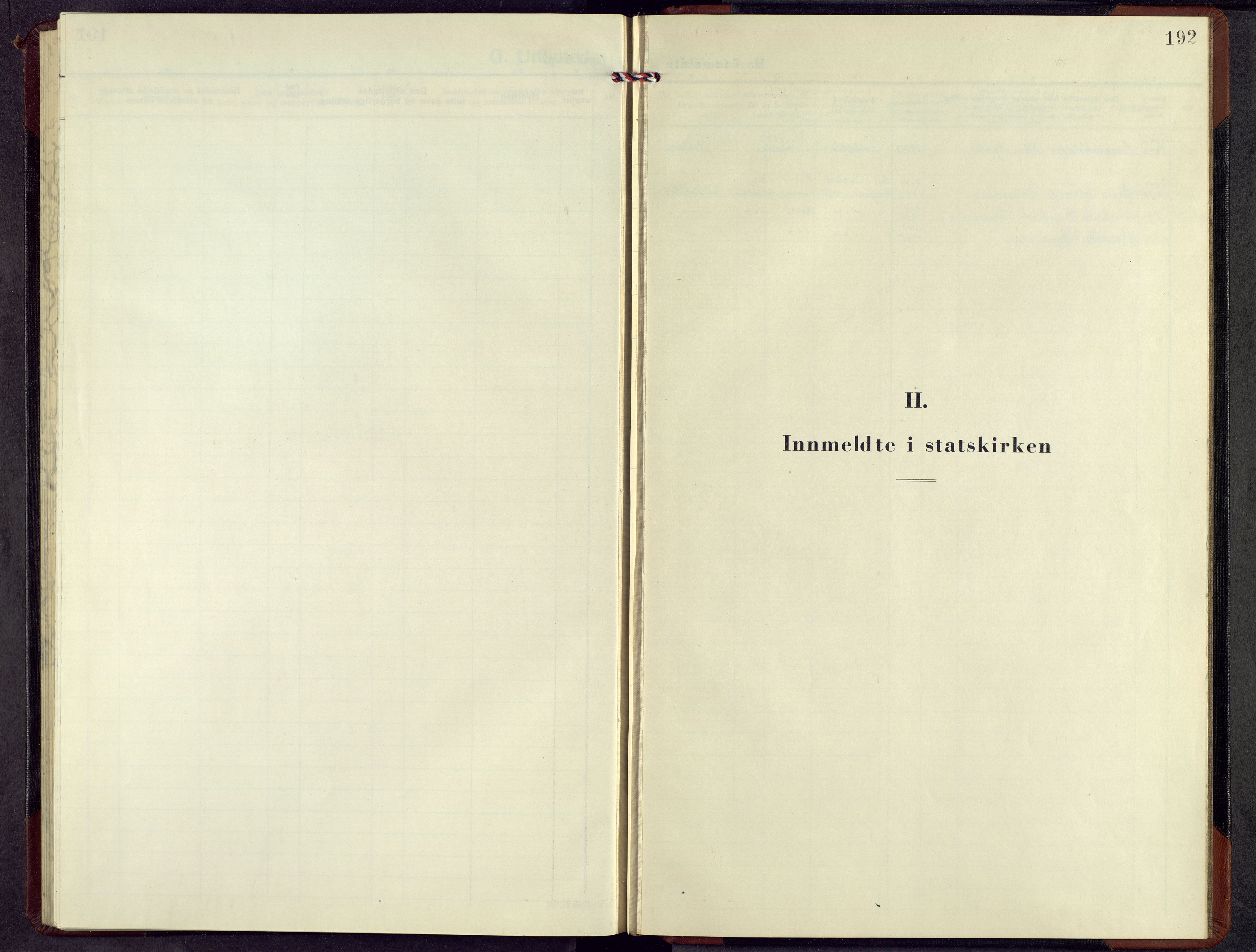 Alvdal prestekontor, SAH/PREST-060/H/Ha/Hab/L0010: Klokkerbok nr. 10, 1947-1965, s. 191b-192a