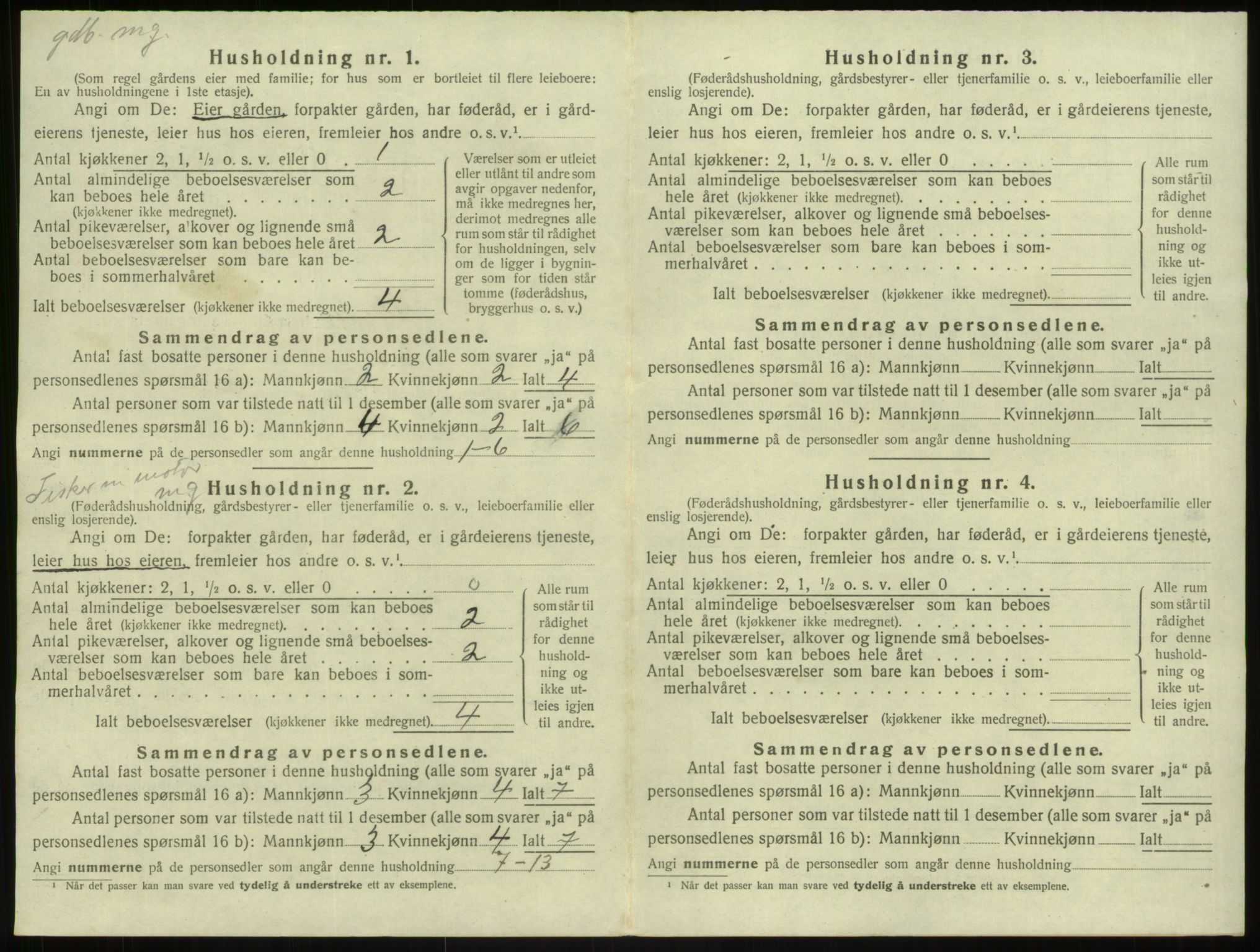 SAB, Folketelling 1920 for 1258 Herdla herred, 1920, s. 716