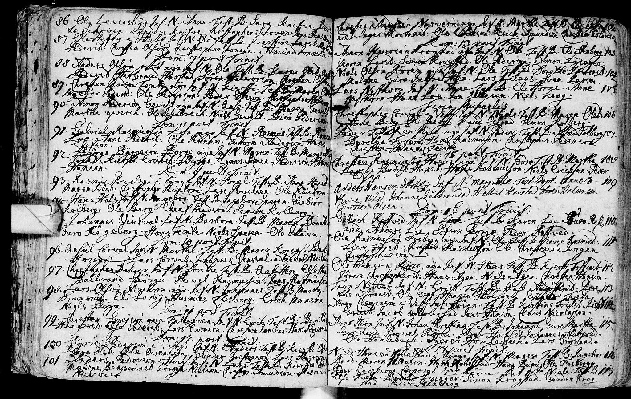 Eiker kirkebøker, AV/SAKO-A-4/F/Fa/L0003: Ministerialbok nr. I 3, 1724-1753, s. 40