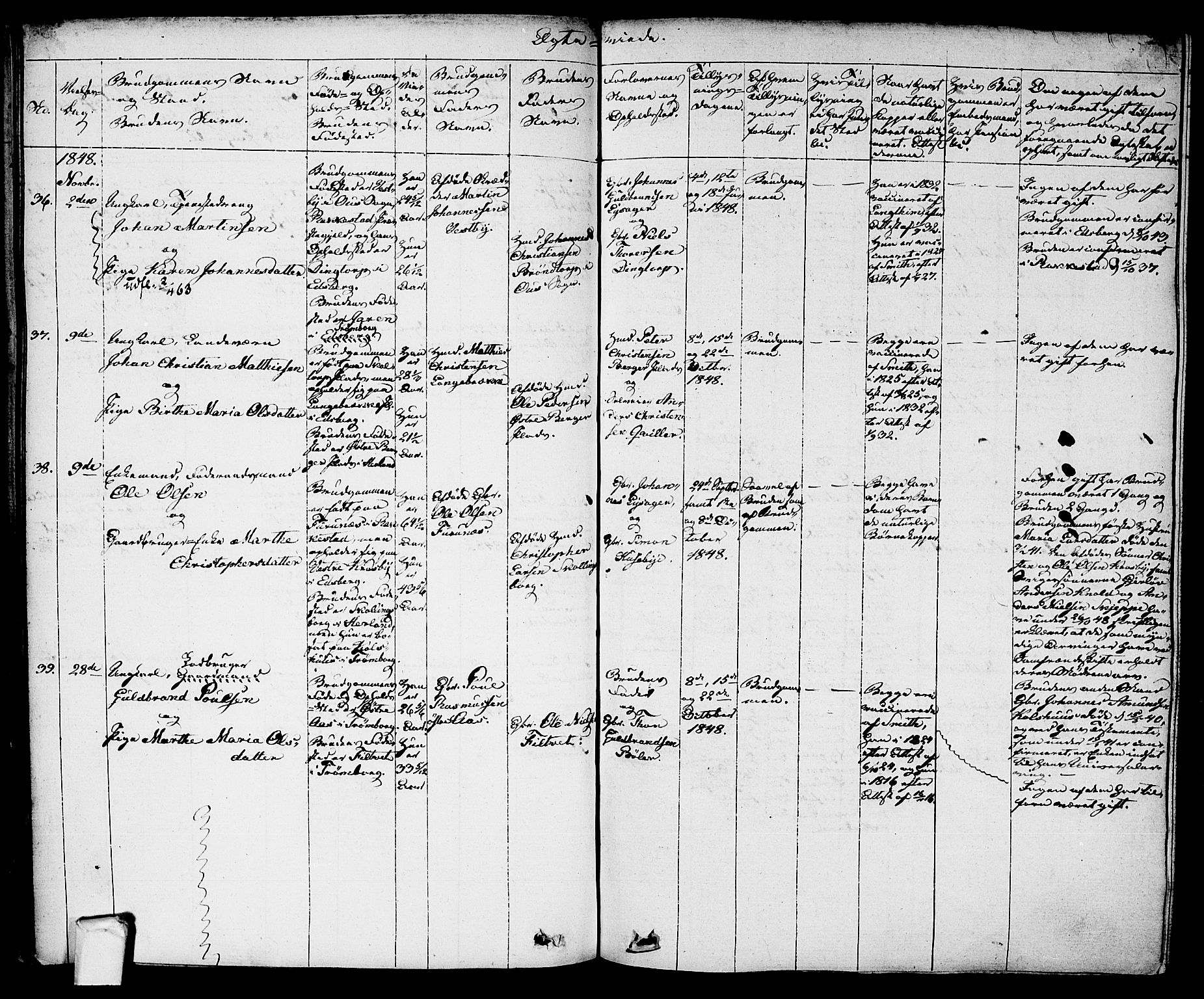 Eidsberg prestekontor Kirkebøker, AV/SAO-A-10905/F/Fa/L0008: Ministerialbok nr. I 8, 1832-1848, s. 286