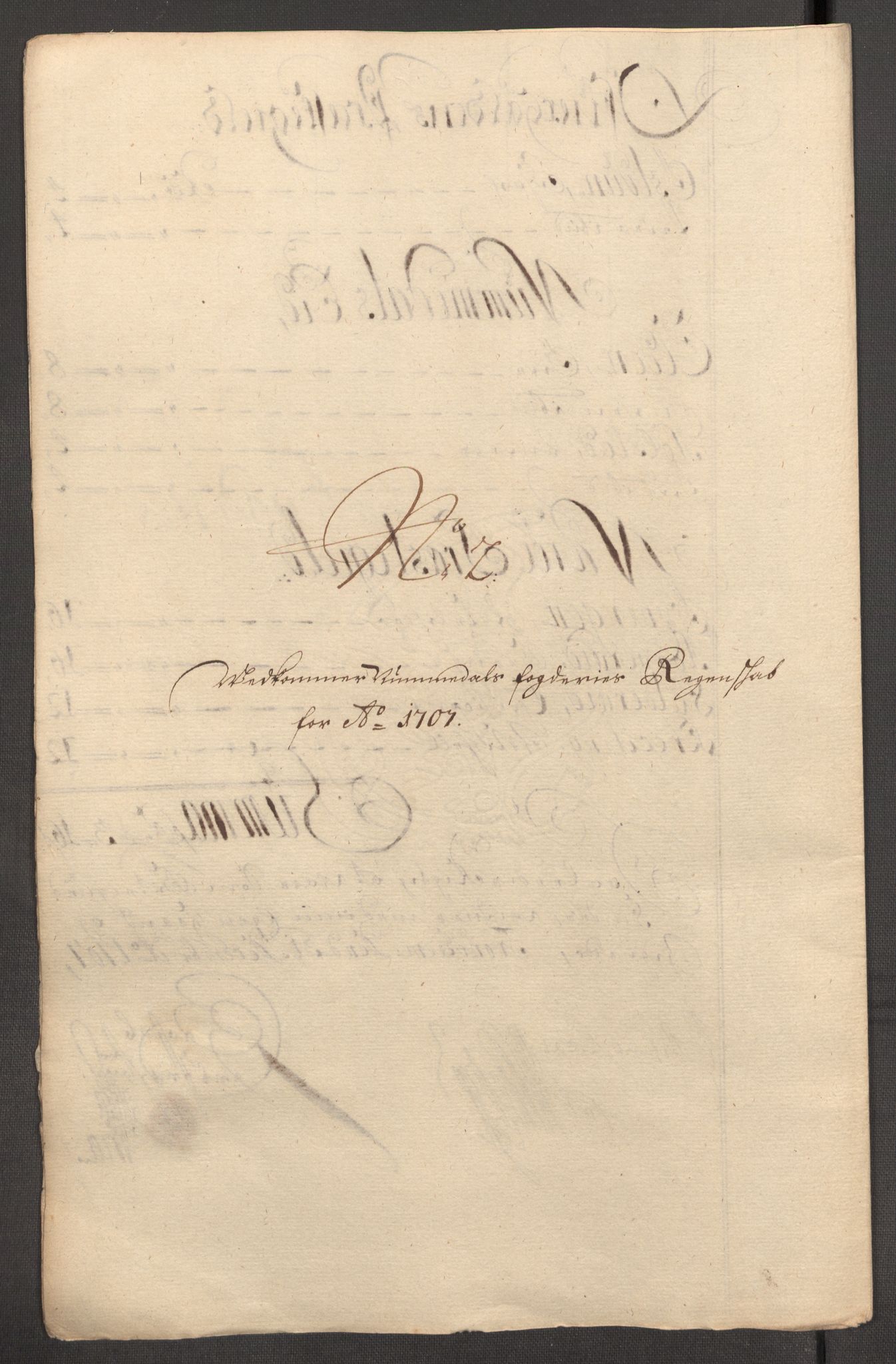 Rentekammeret inntil 1814, Reviderte regnskaper, Fogderegnskap, AV/RA-EA-4092/R64/L4430: Fogderegnskap Namdal, 1707-1708, s. 105