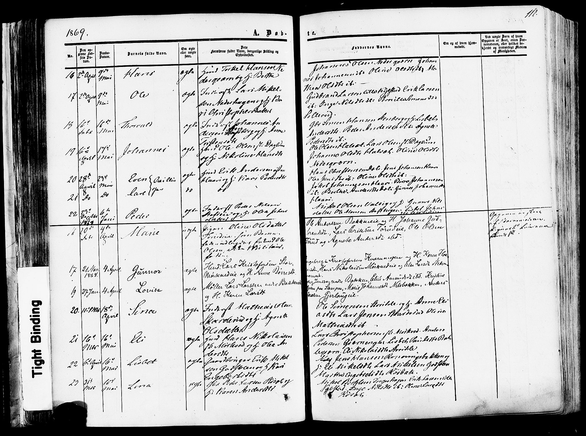 Vang prestekontor, Hedmark, AV/SAH-PREST-008/H/Ha/Haa/L0013: Ministerialbok nr. 13, 1855-1879, s. 118