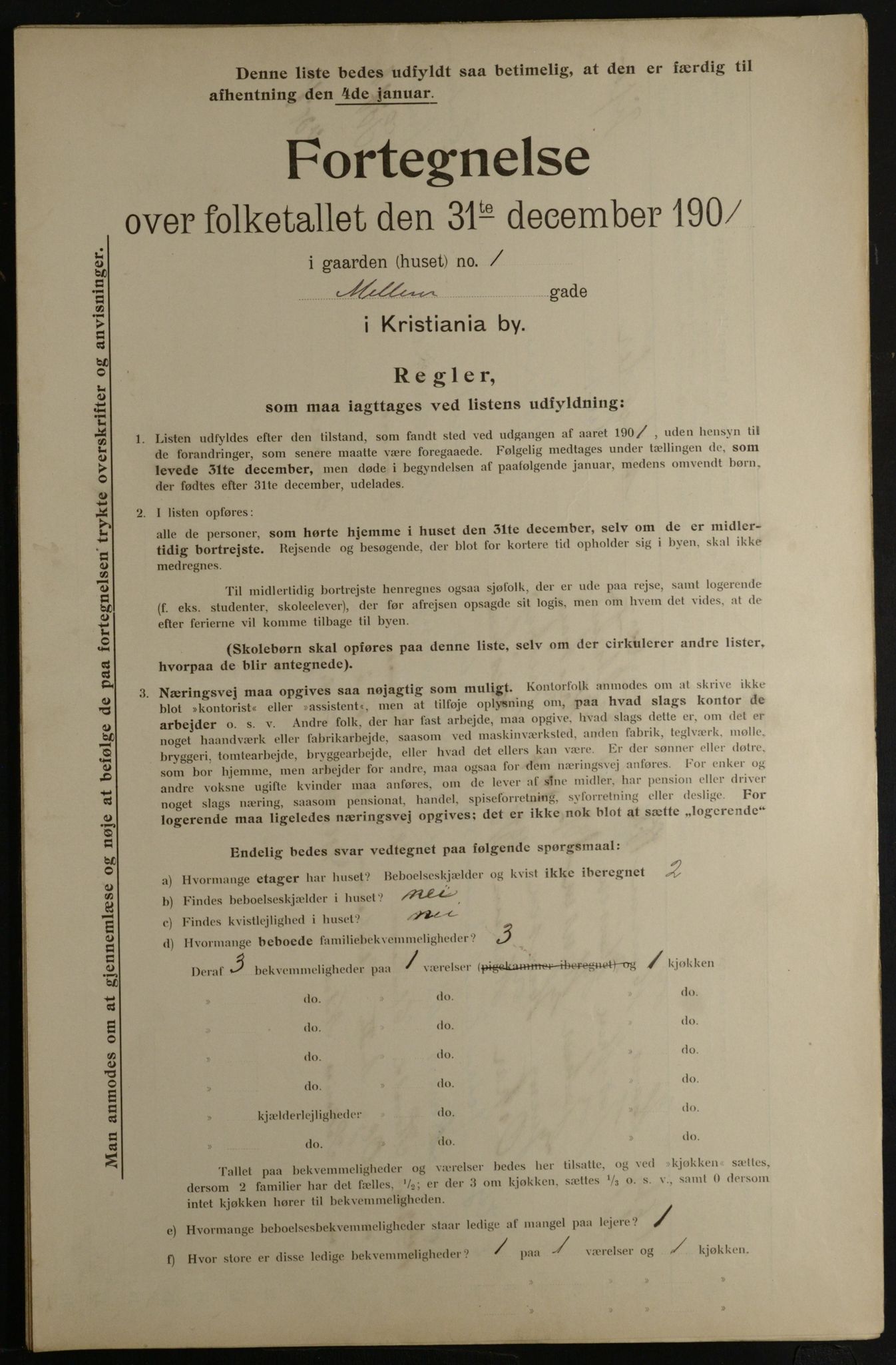 OBA, Kommunal folketelling 31.12.1901 for Kristiania kjøpstad, 1901, s. 10010