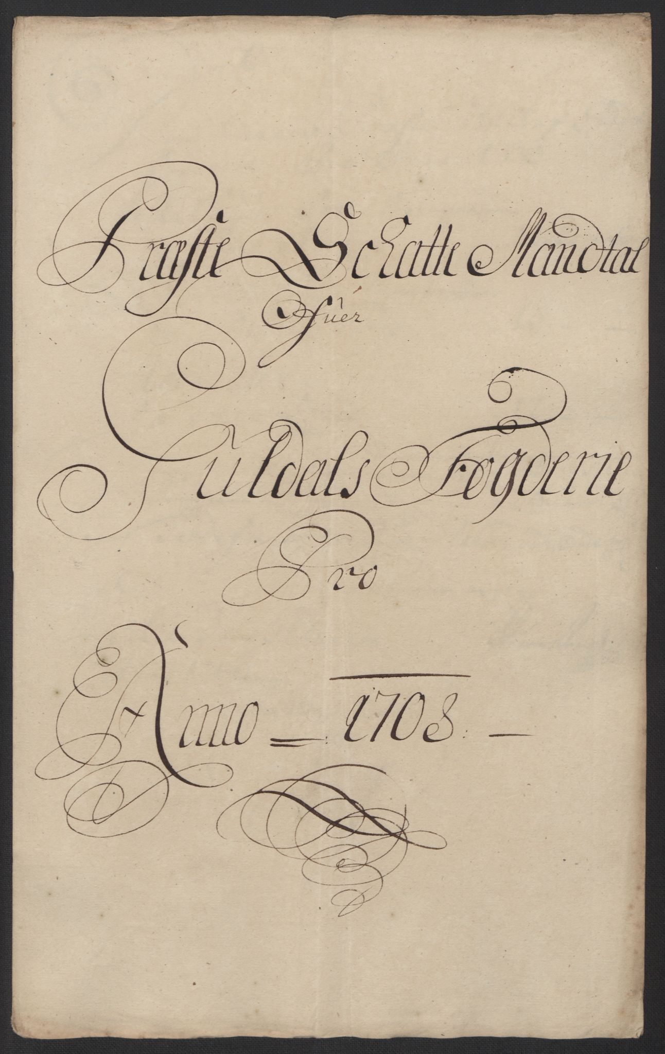 Rentekammeret inntil 1814, Reviderte regnskaper, Fogderegnskap, AV/RA-EA-4092/R60/L3958: Fogderegnskap Orkdal og Gauldal, 1708, s. 197