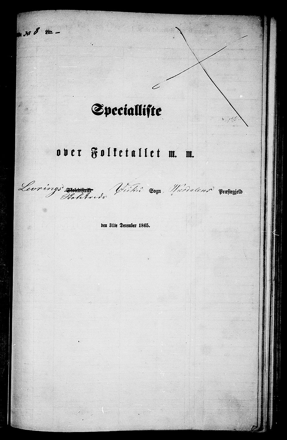RA, Folketelling 1865 for 1721P Verdal prestegjeld, 1865, s. 173