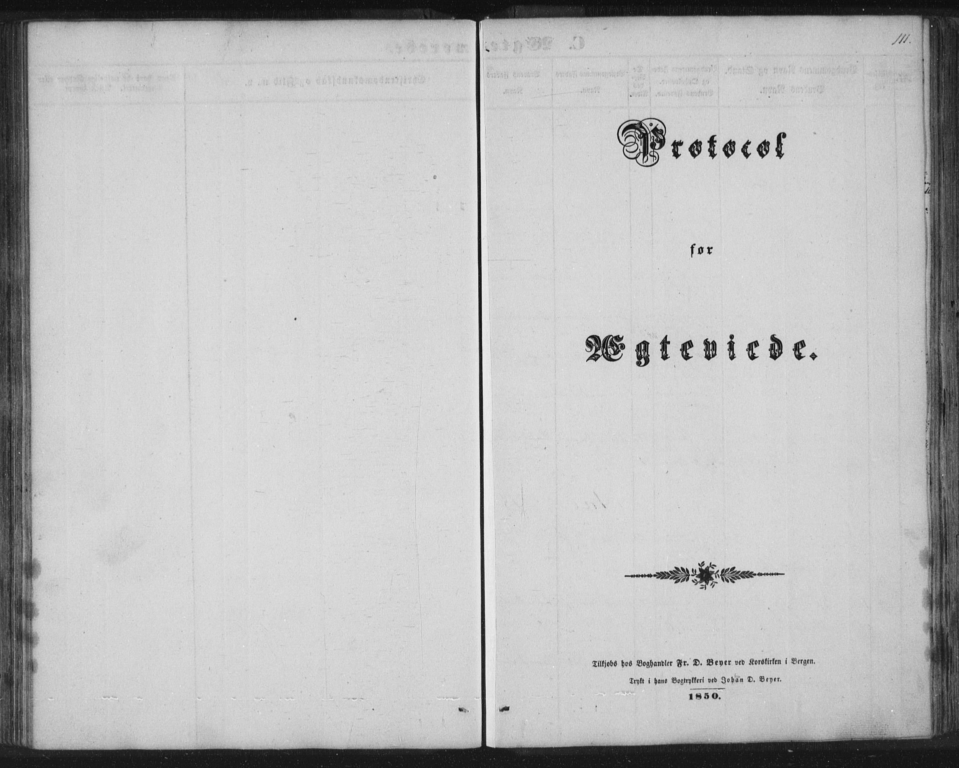 Sund sokneprestembete, SAB/A-99930: Klokkerbok nr. B 1, 1852-1873, s. 111