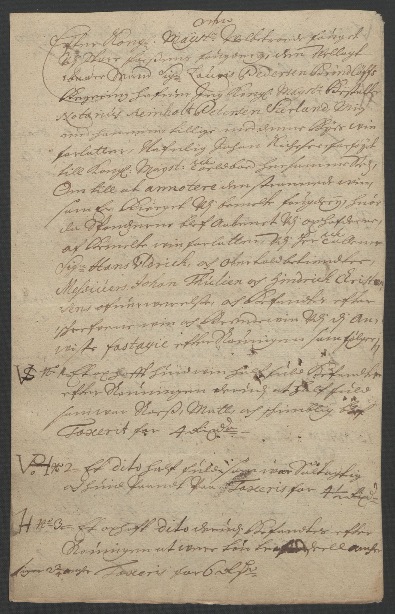Rentekammeret inntil 1814, Reviderte regnskaper, Fogderegnskap, RA/EA-4092/R57/L3849: Fogderegnskap Fosen, 1692-1693, s. 234