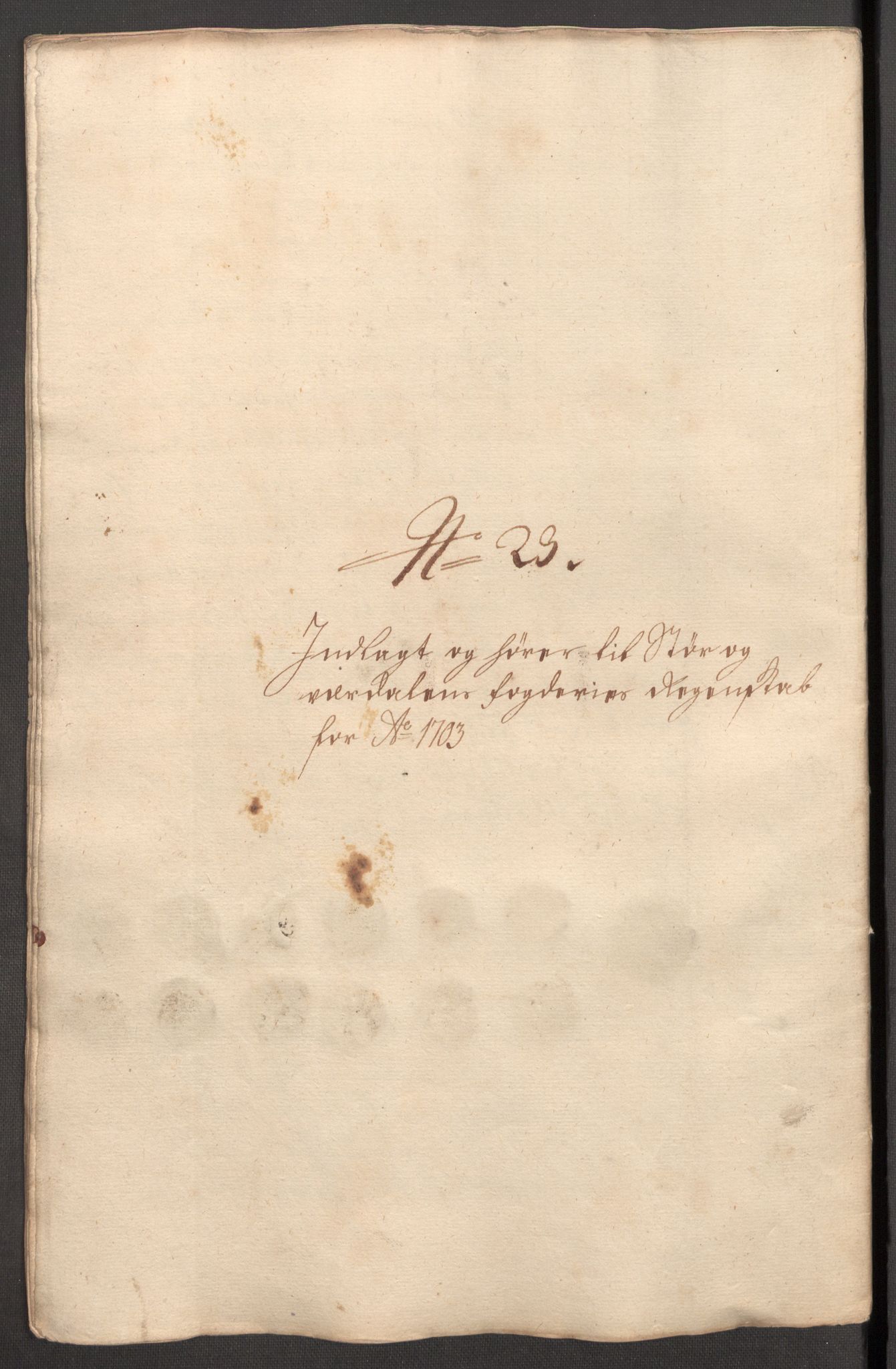 Rentekammeret inntil 1814, Reviderte regnskaper, Fogderegnskap, RA/EA-4092/R62/L4194: Fogderegnskap Stjørdal og Verdal, 1703, s. 238