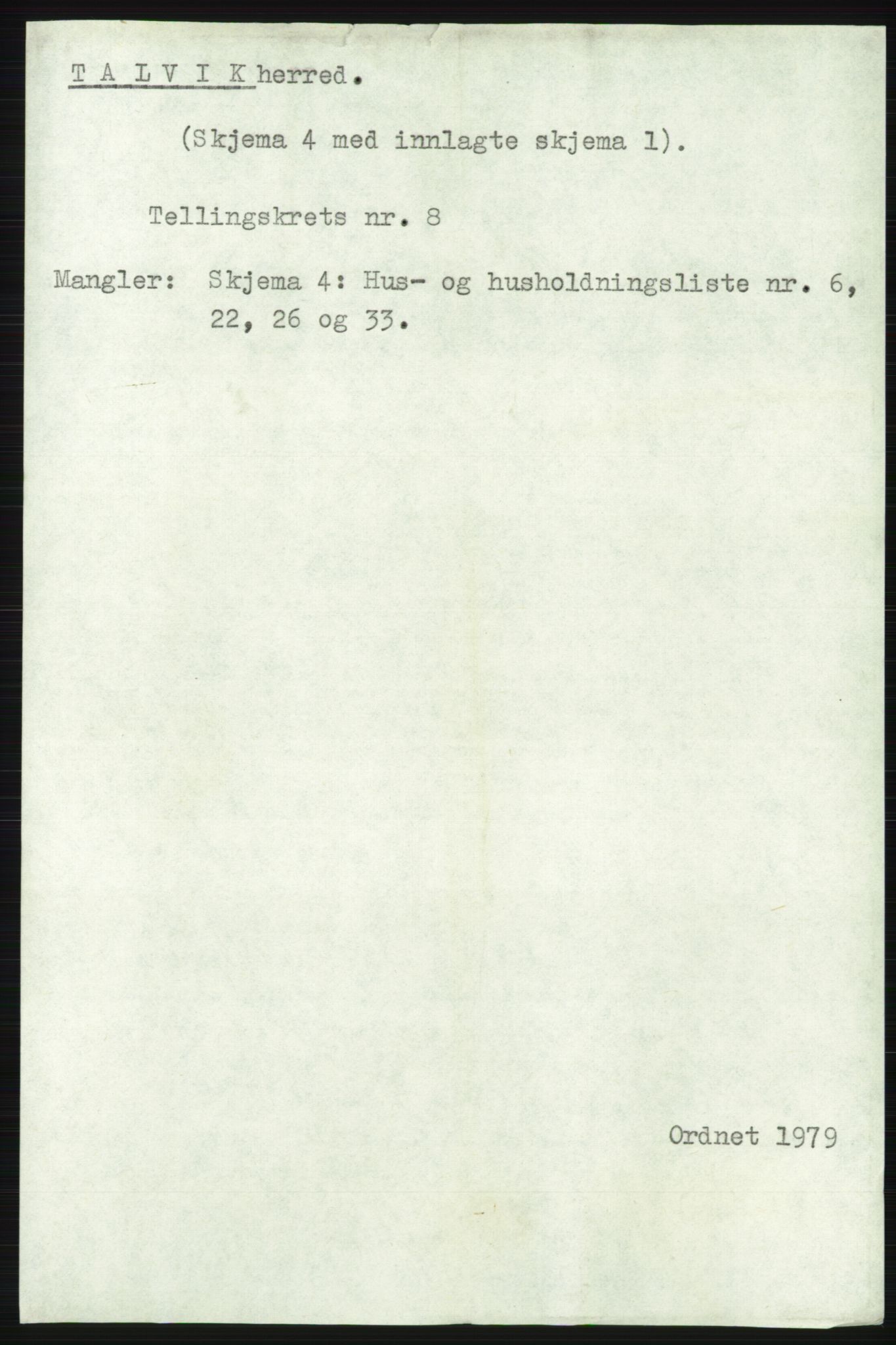 SATØ, Folketelling 1920 for 2013 Talvik herred, 1920, s. 4977