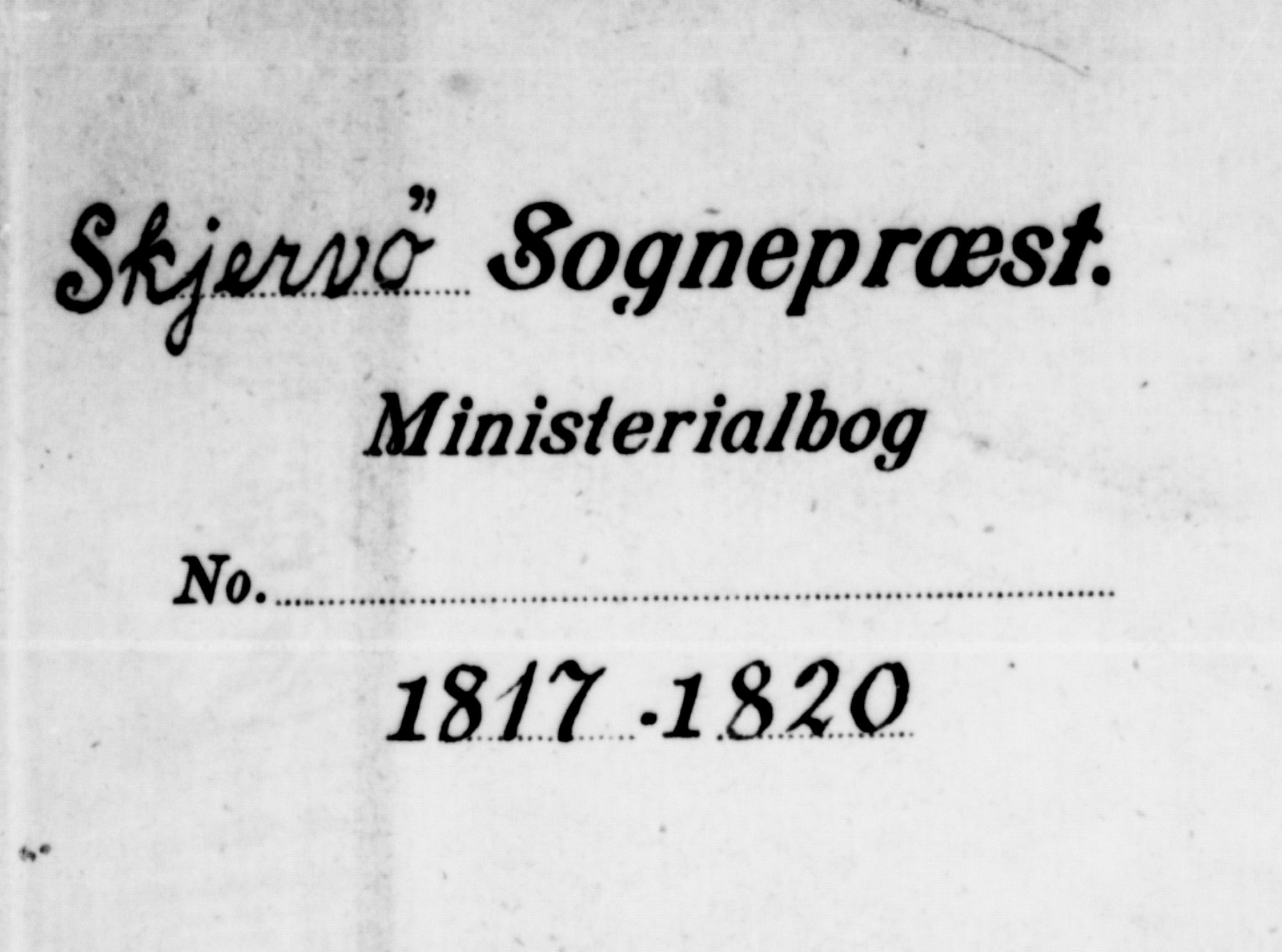 Skjervøy sokneprestkontor, SATØ/S-1300/H/Ha/Haa/L0003kirke: Ministerialbok nr. 3, 1817-1820