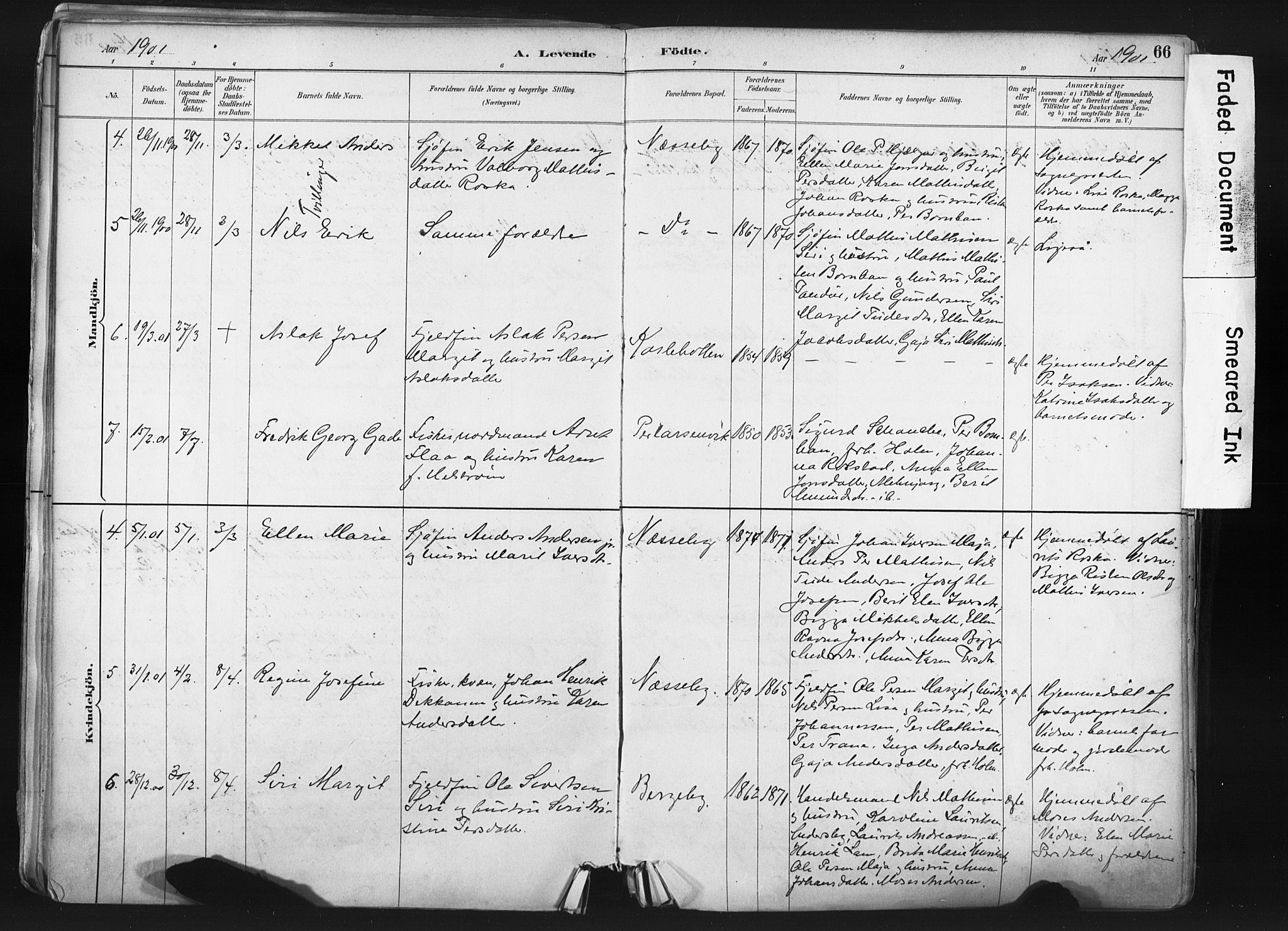 Nesseby sokneprestkontor, AV/SATØ-S-1330/H/Ha/L0006kirke: Ministerialbok nr. 6, 1885-1985, s. 66