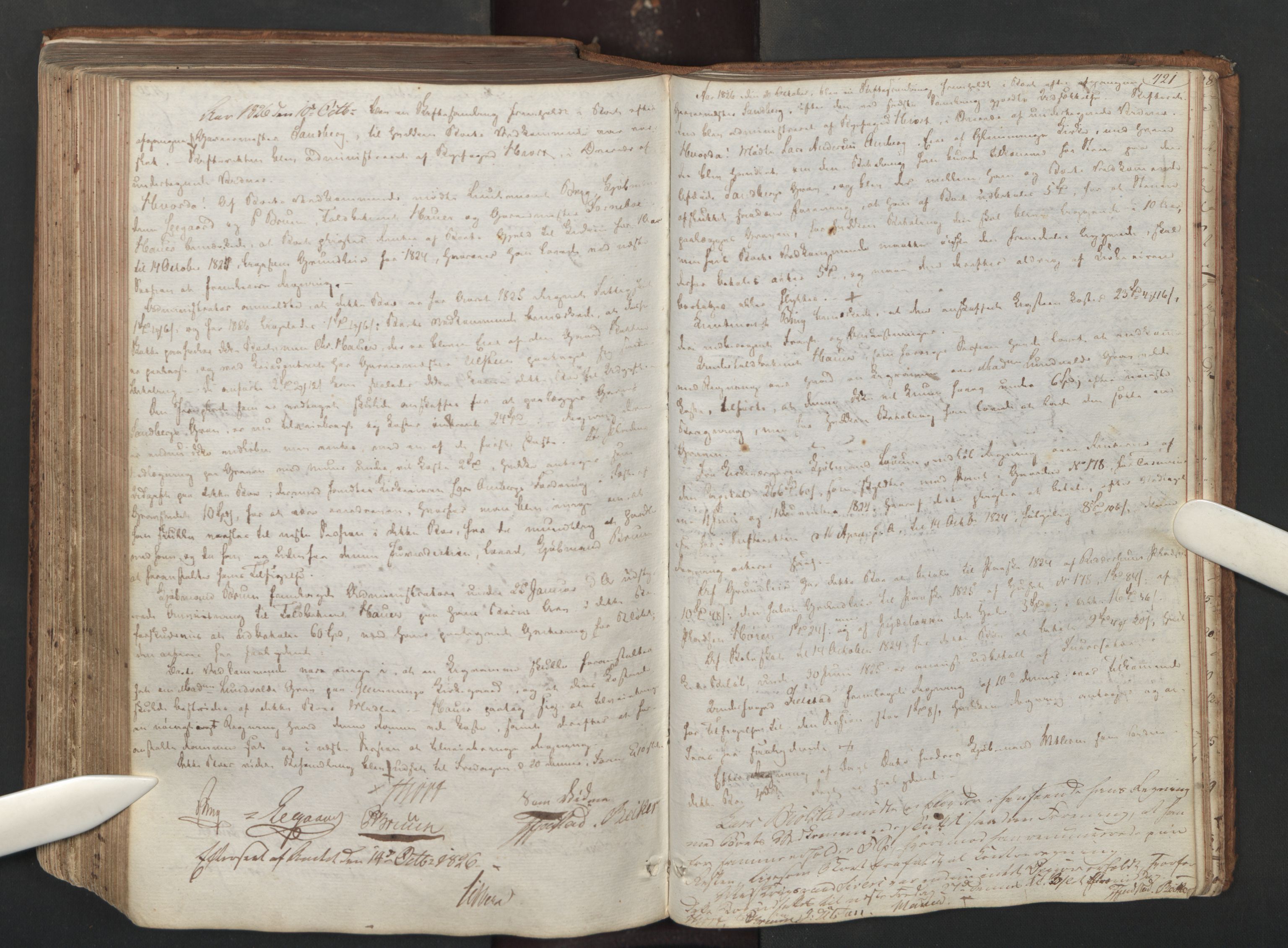 Fredrikstad byfogd, AV/SAO-A-10473a/H/Hb/L0008: Skifteprotokoll, 1800-1829, s. 420b-421a